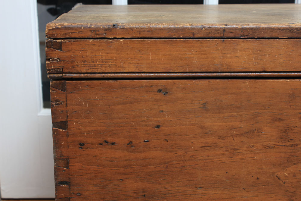 Antique Pine Blanket Chest