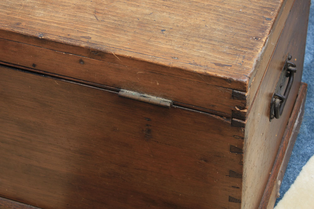 Antique Pine Blanket Chest