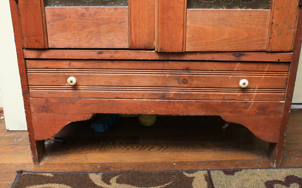 Antique Poplar Pie Safe