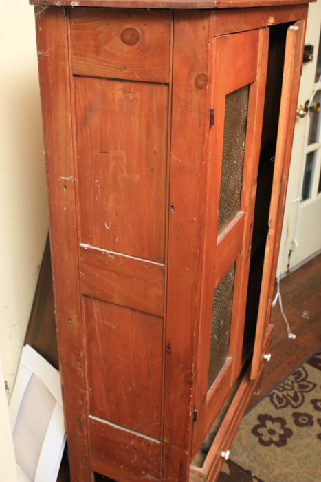 Antique Poplar Pie Safe