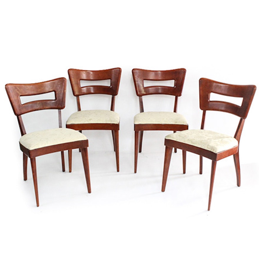 Set of Four Mid Century Modern Heywood-Wakefield "Dog Bone" Dining Chairs