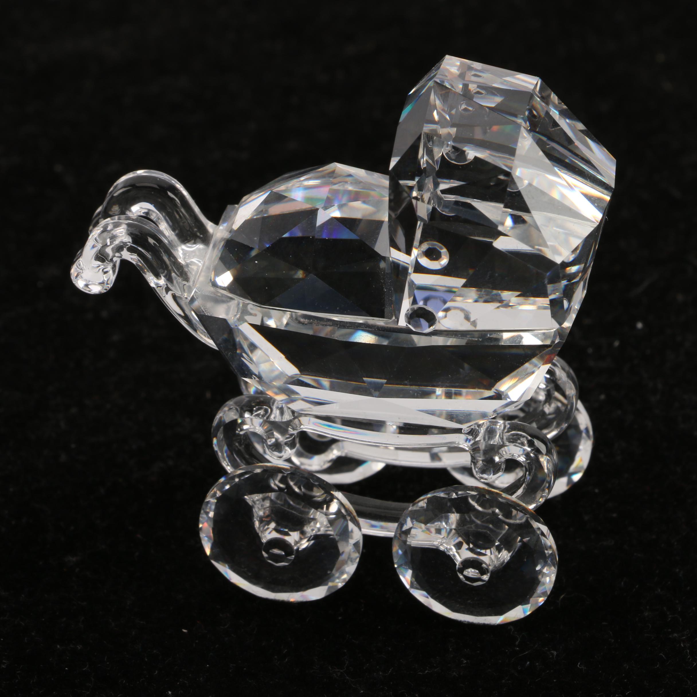 Collection of Swarovski Christmas Themed Crystal Figurines