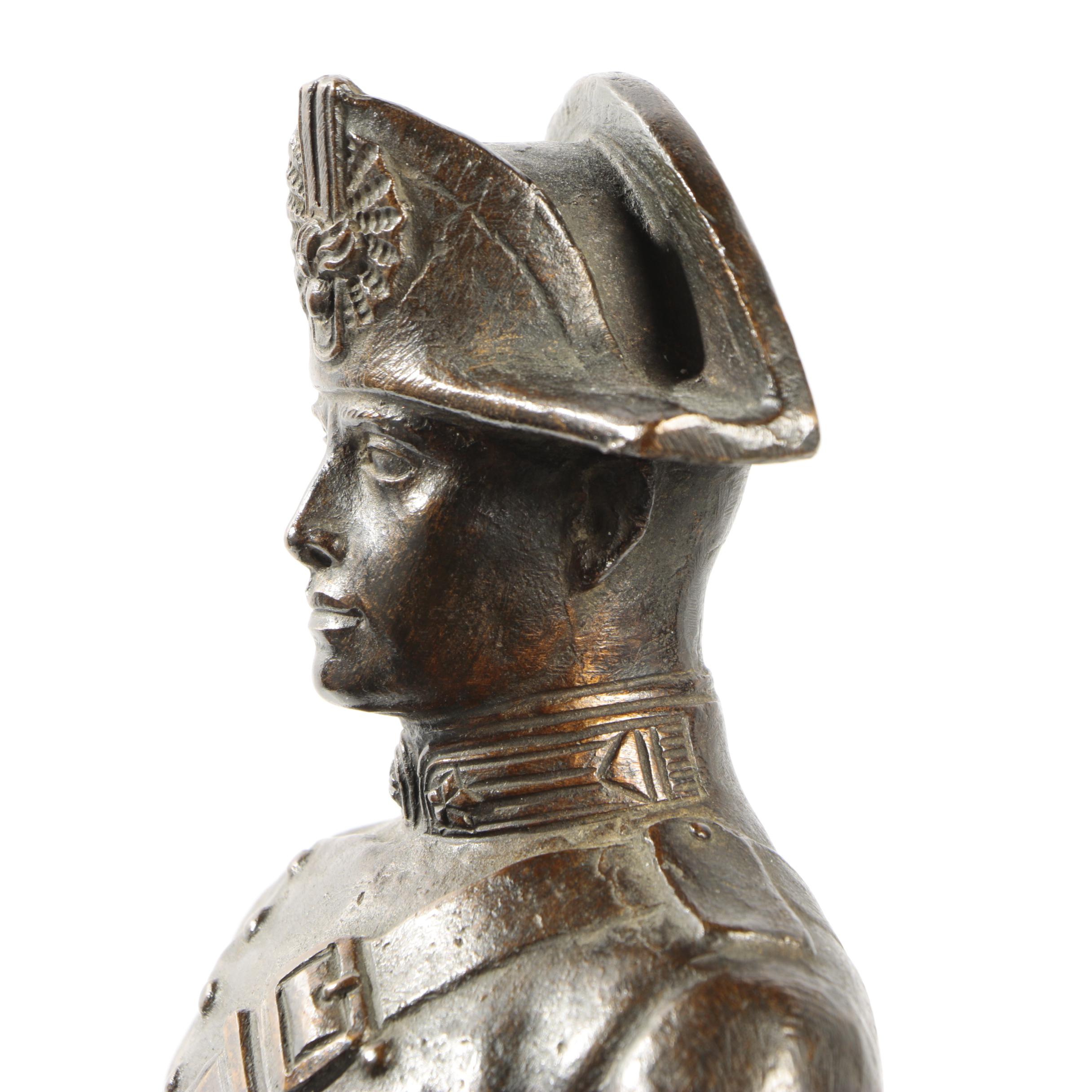 Bronze Replica Figure After Eduardo Rubino of Torino's Monument to Carabinieri