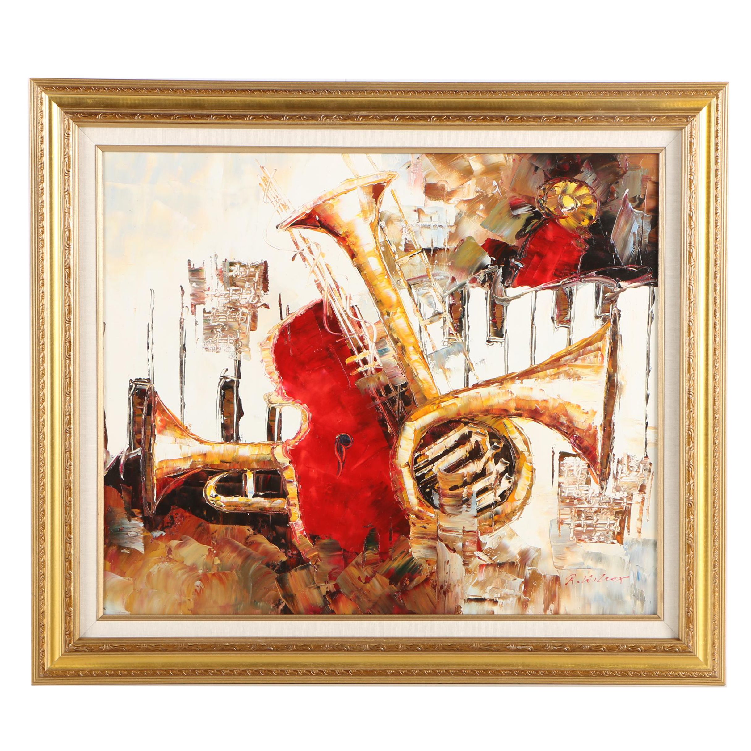 R. Wilcox Acrylic Painting