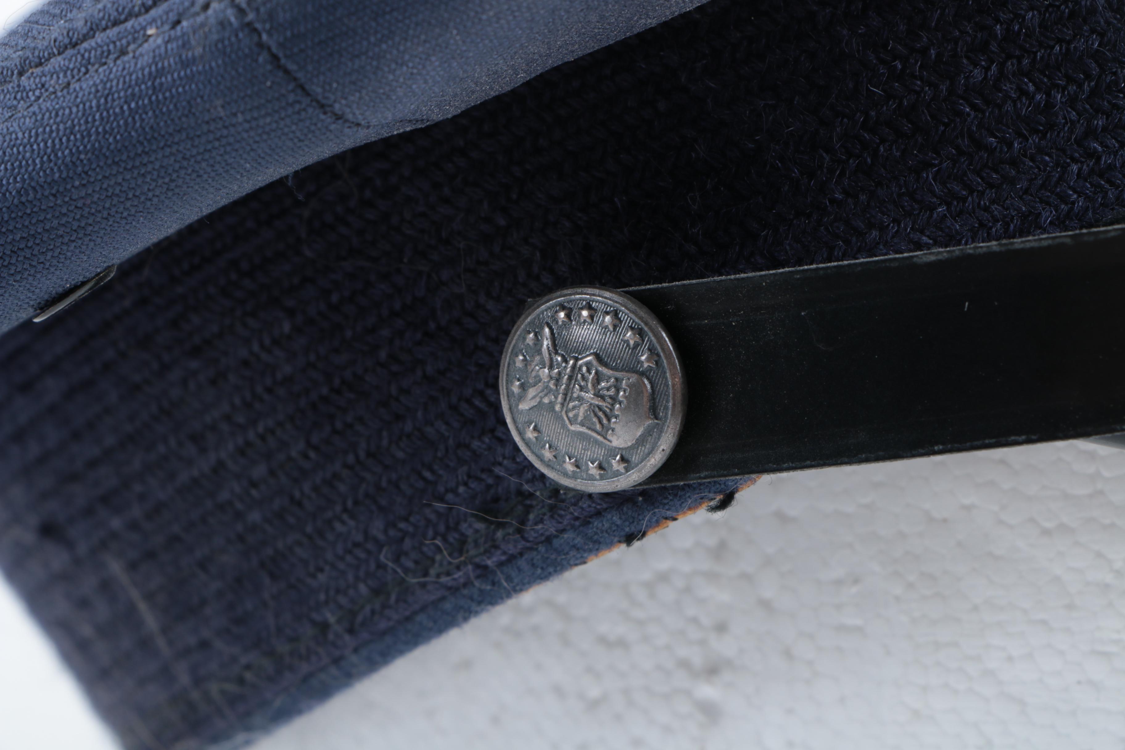 Collection of Military Dress Caps Including USAF