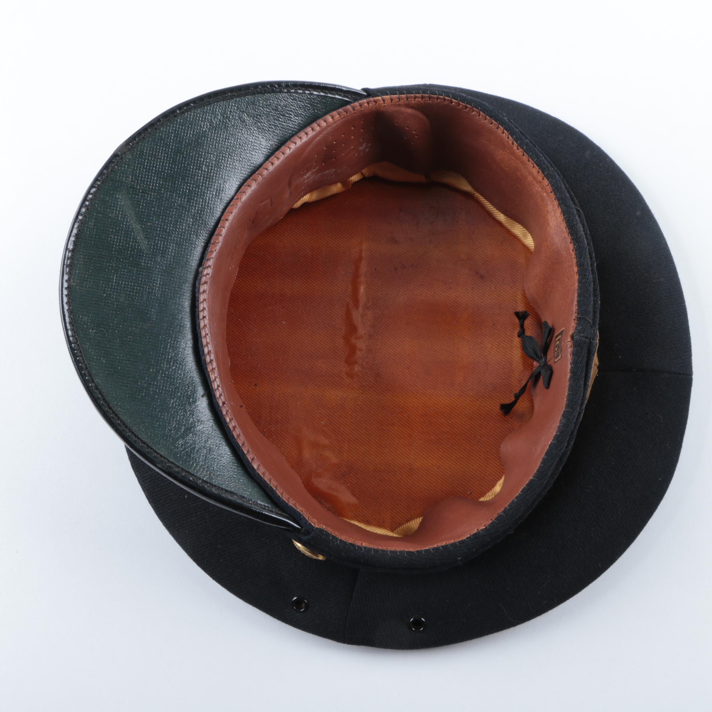 Collection of Military Dress Caps Including USAF