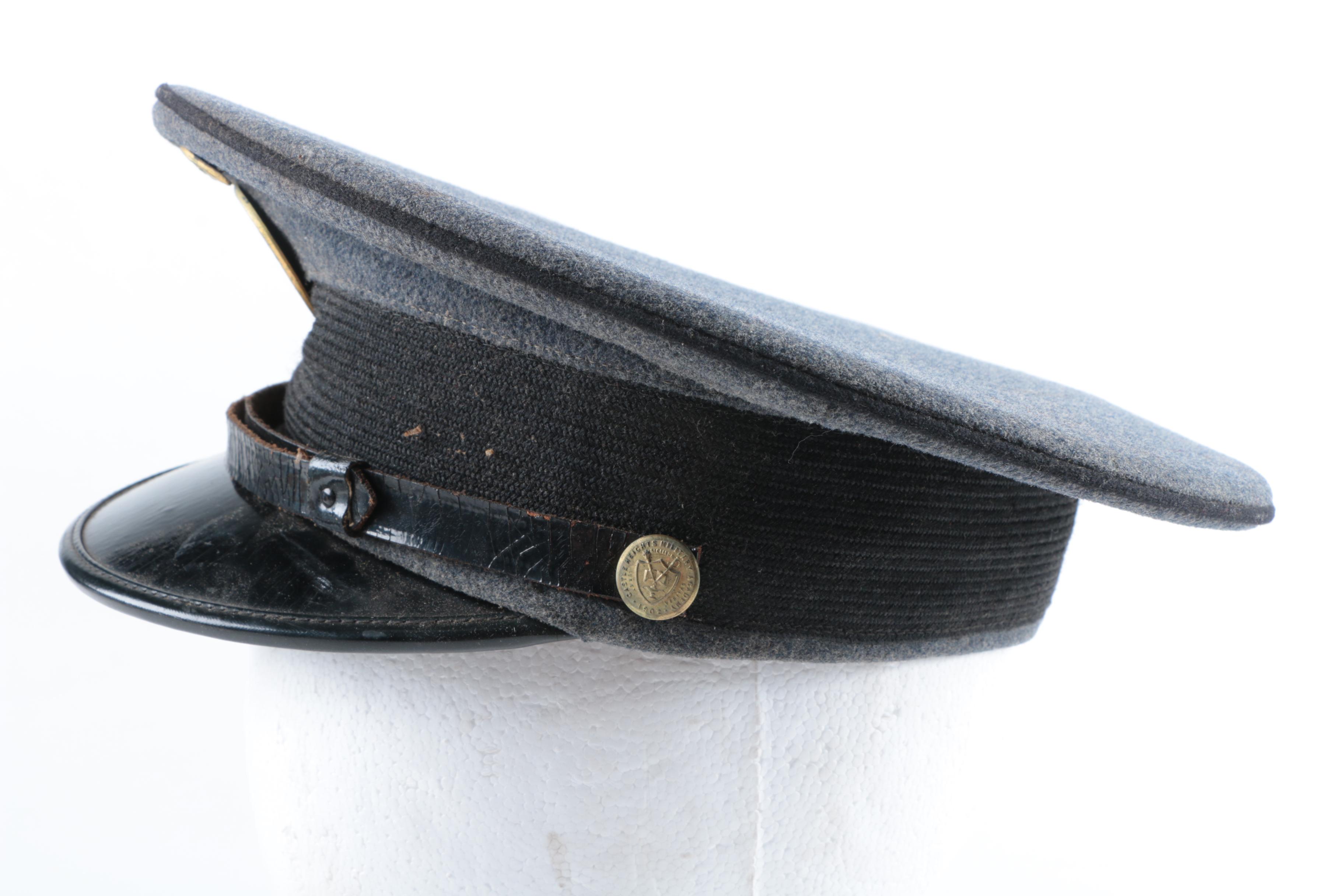 Collection of Military Dress Caps Including USAF