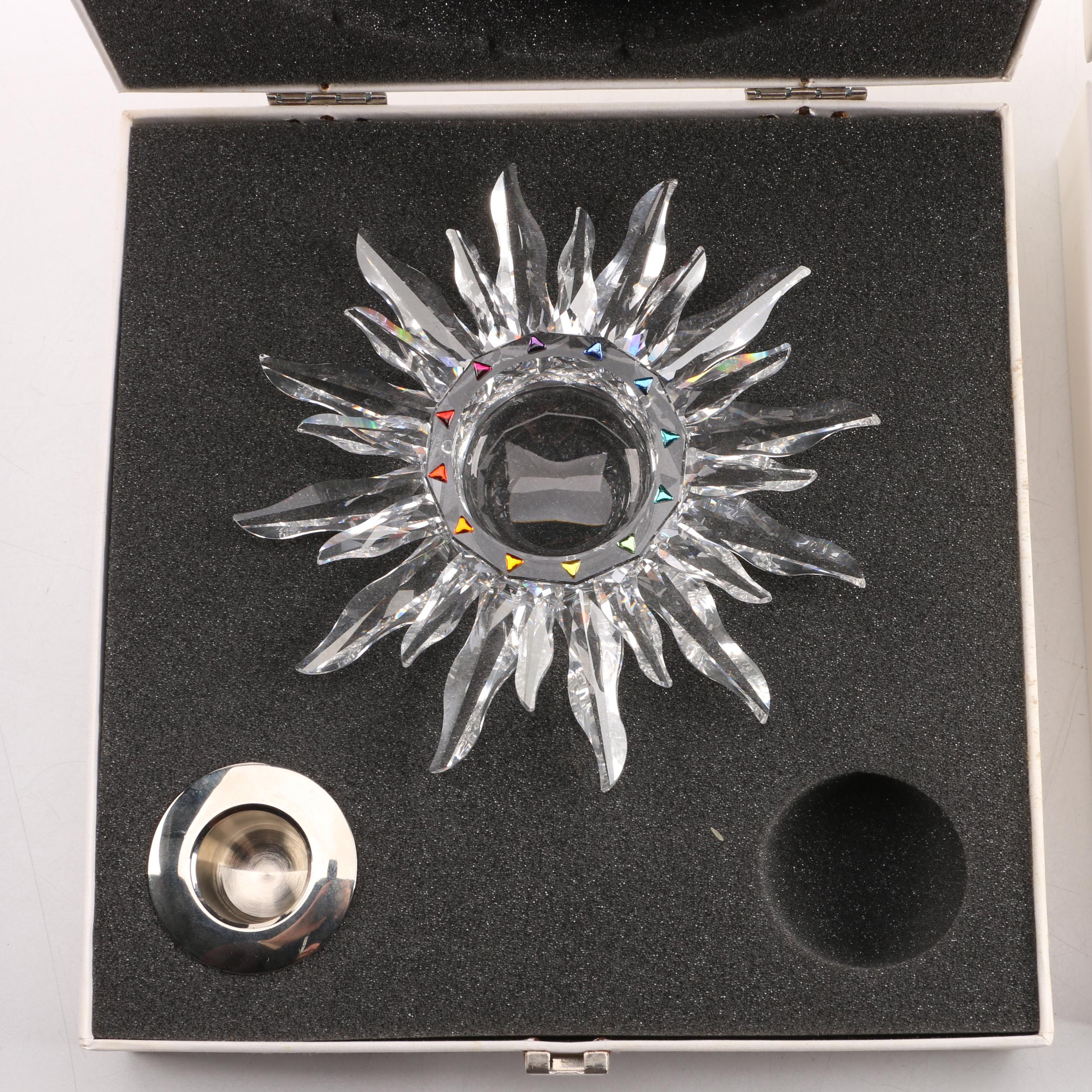 Swarovski Crystal Candle Holders