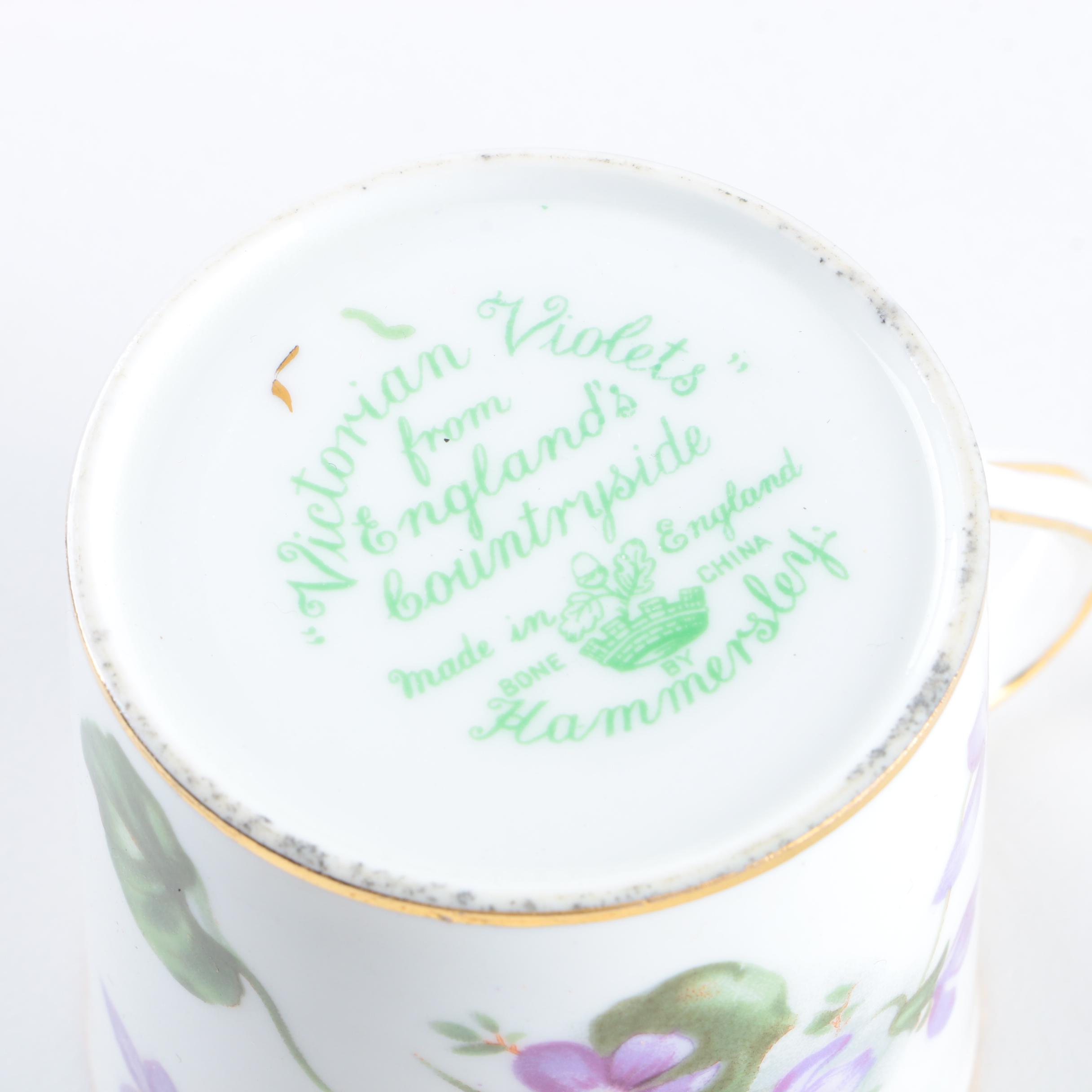 Vintage Porcelain Cups and Saucers Featuring Royal Worcester