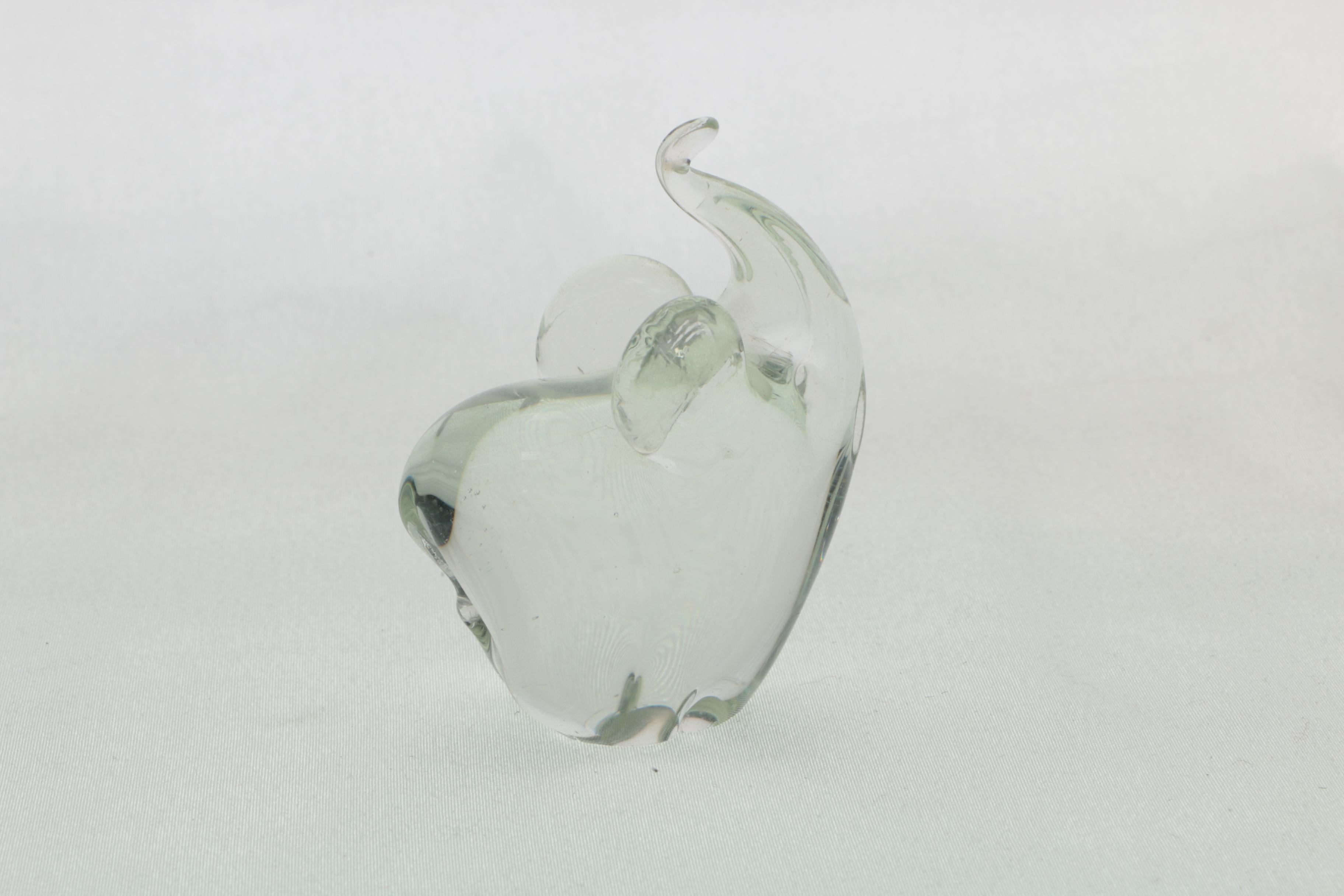 Glass and Crystal Animal Figurines Including Goebel
