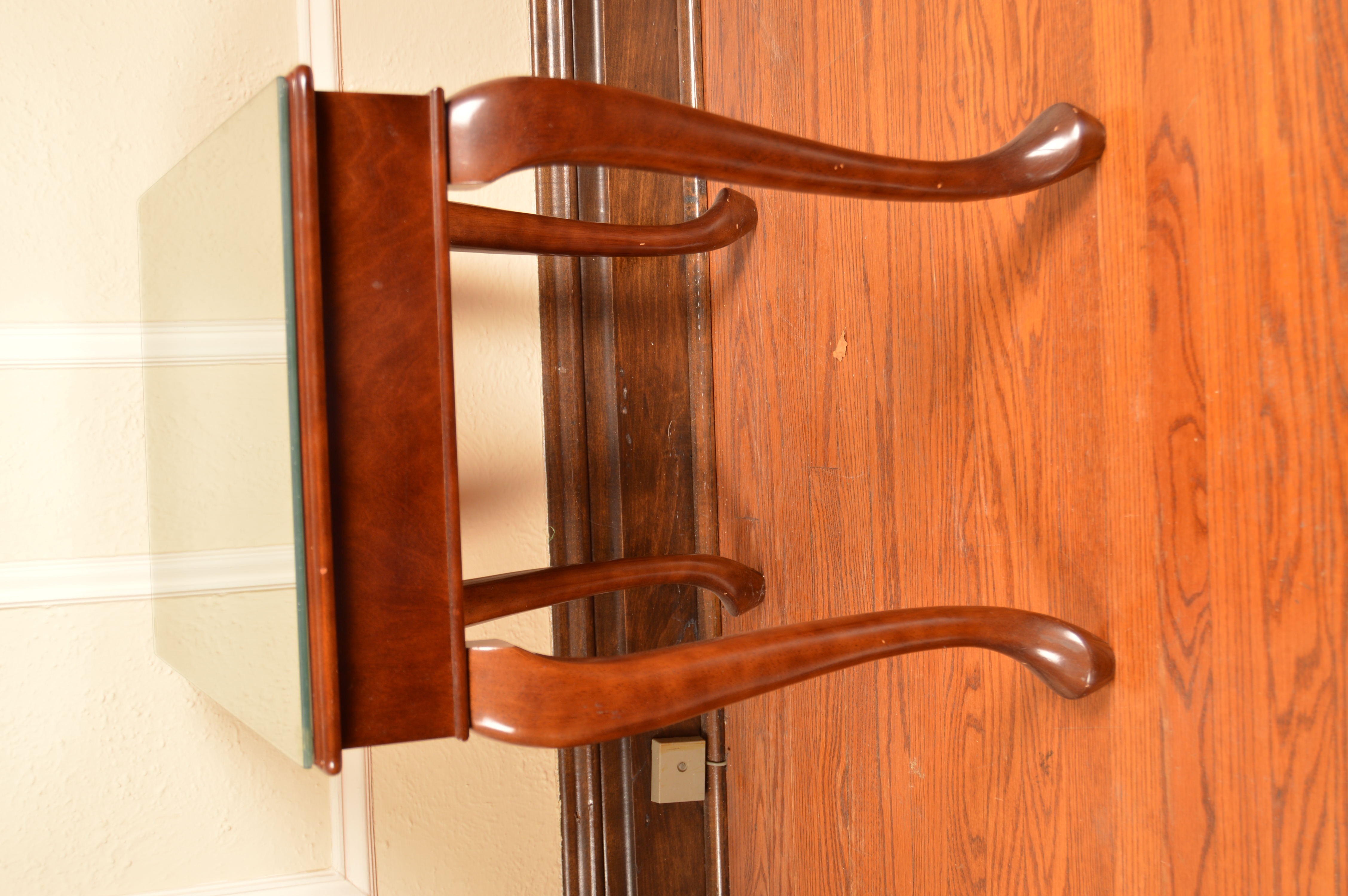 Queen Anne Style End Tables by The Bombay Company