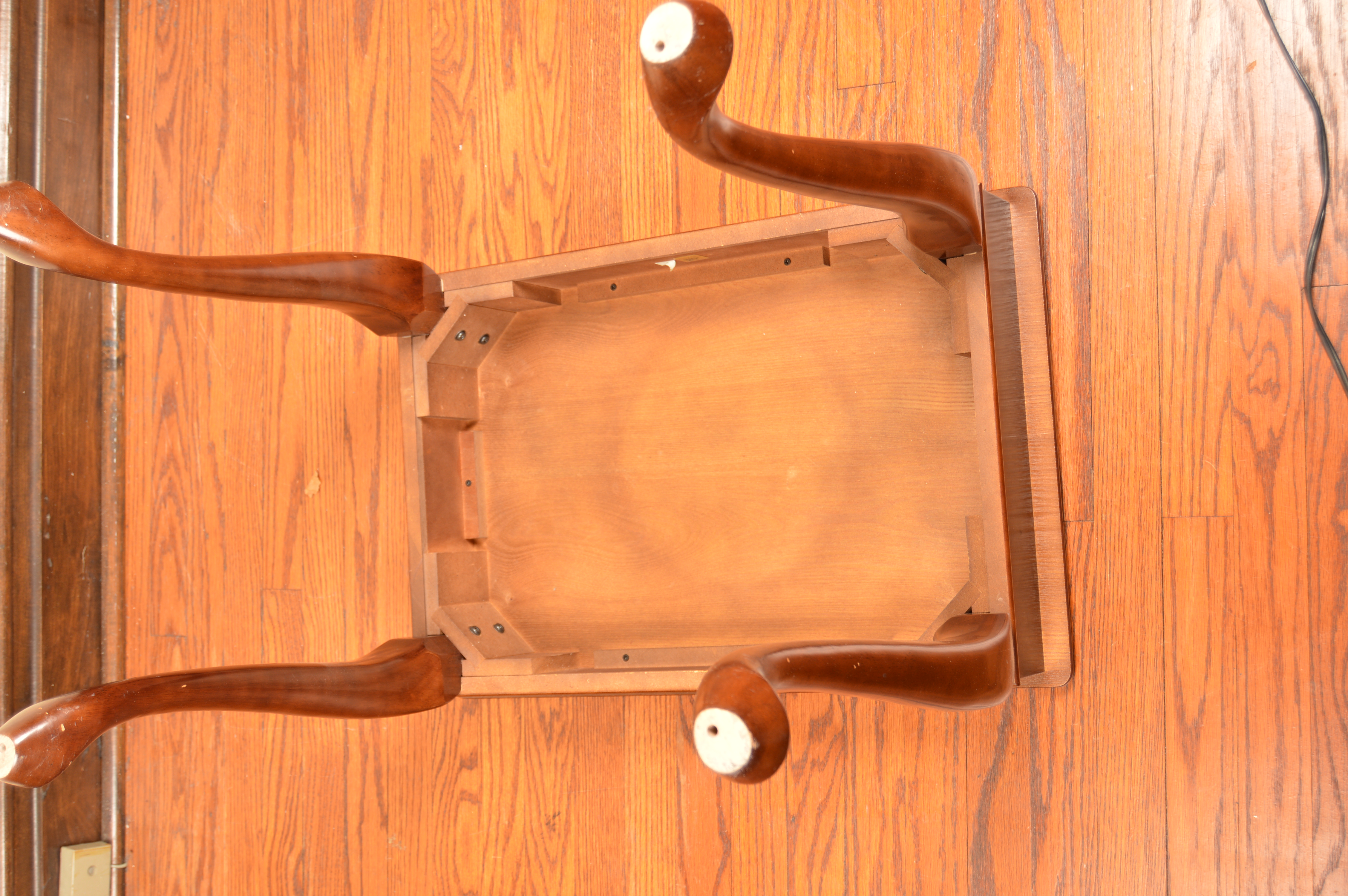 Queen Anne Style End Tables by The Bombay Company