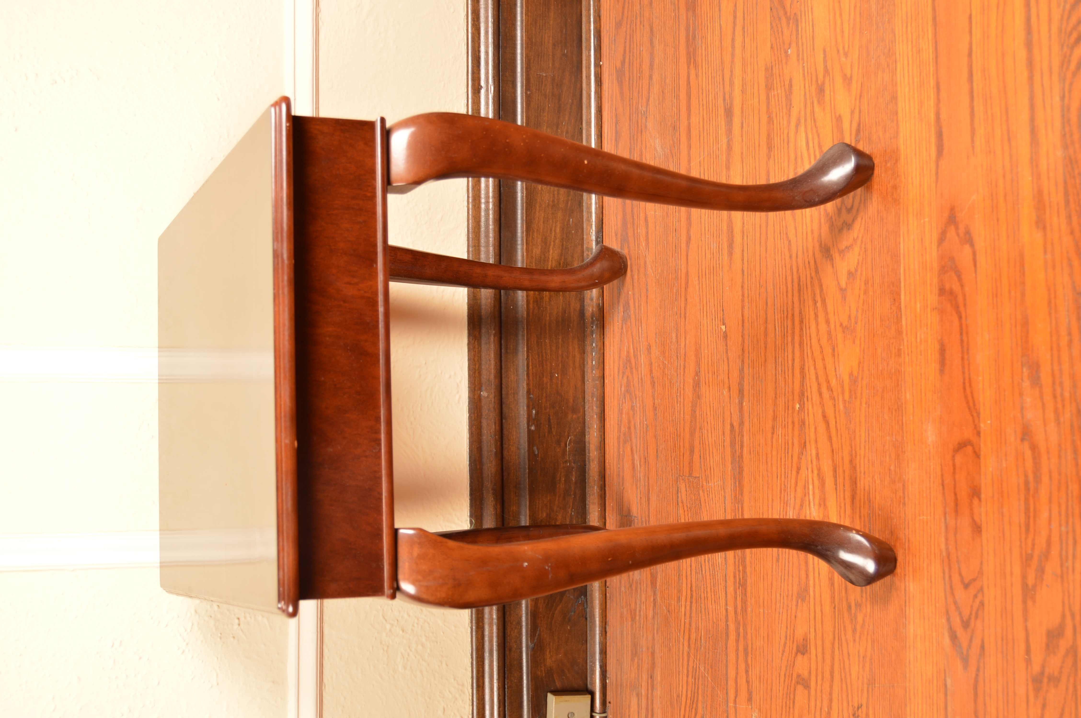 Queen Anne Style End Tables by The Bombay Company