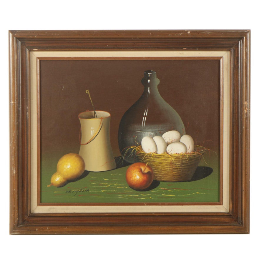 Violet De Mazia Oil Painting of a Still Life