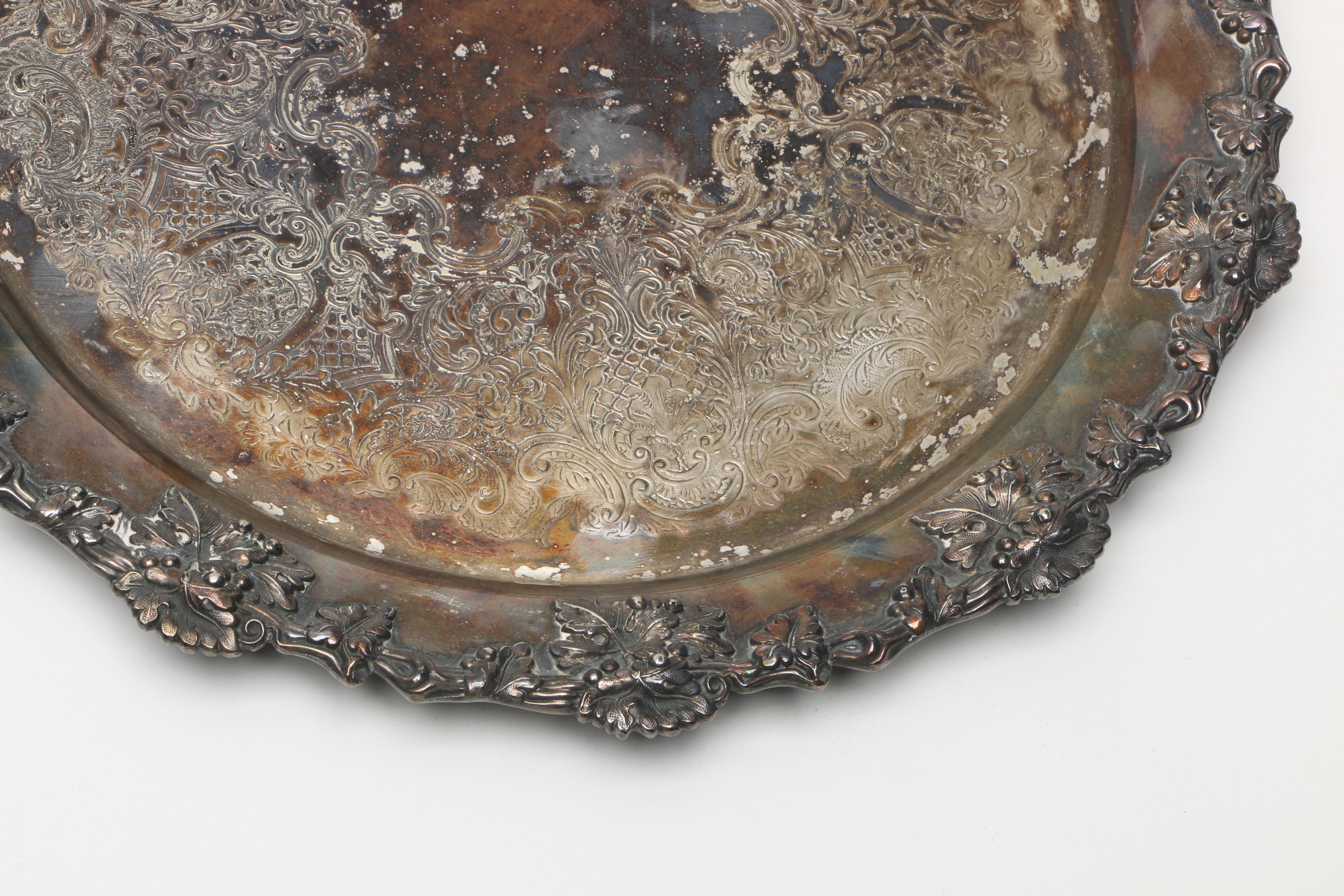 1854-1857 Elkington & Co. Shakers and Cellars with Other Silver Plate Tableware