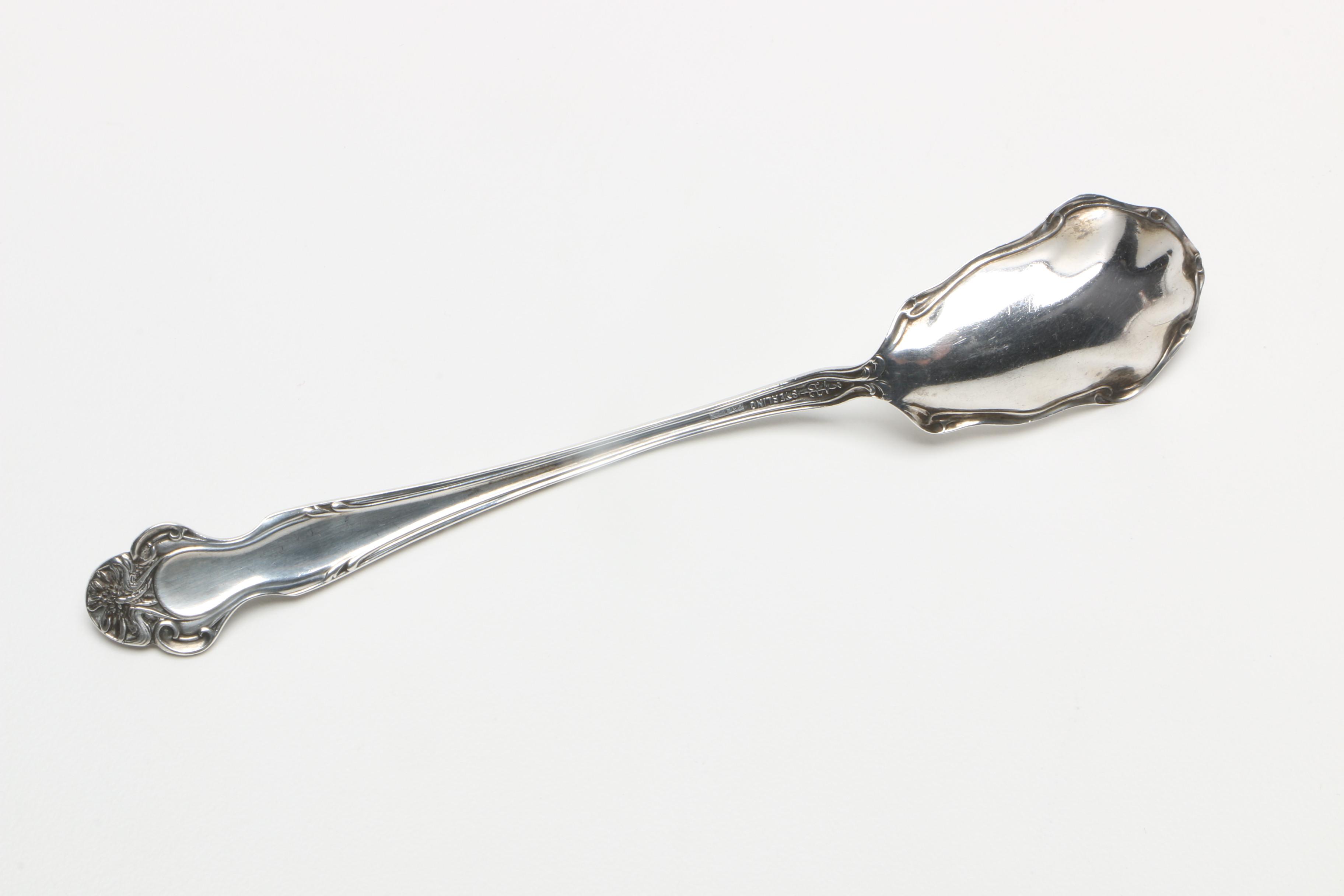 R. Blackinton & Co. "Daisy" and Baker-Manchester Co. Sterling Silver Spoons