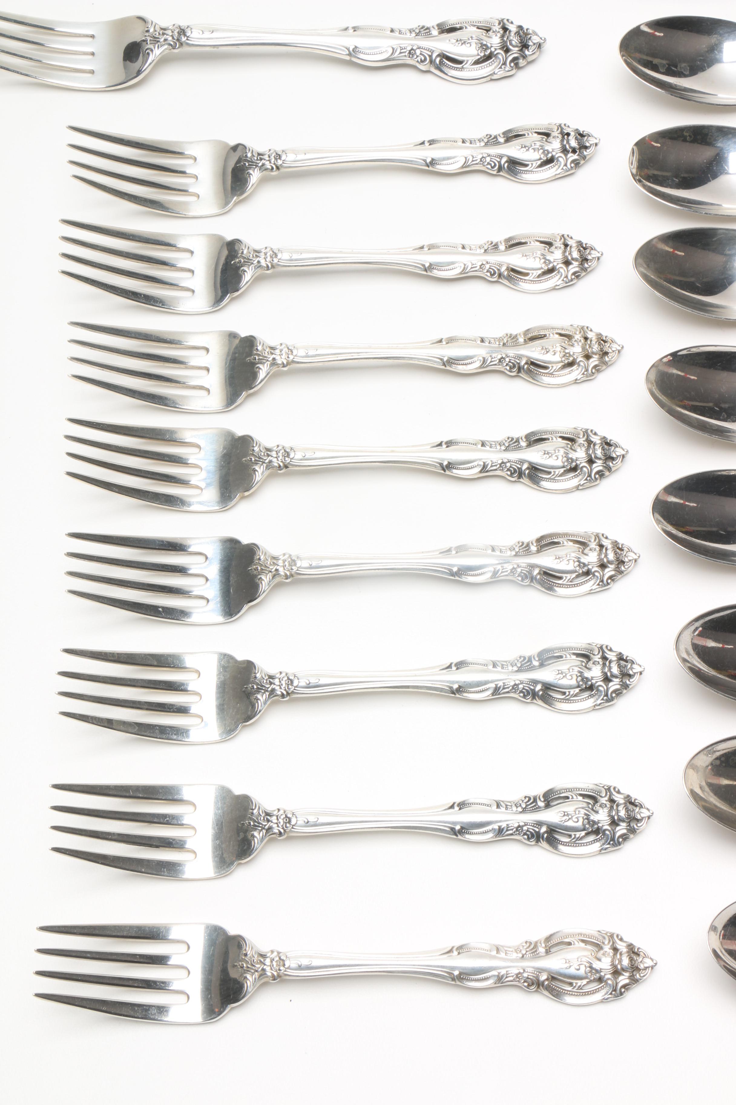 Gorham "La Scala" Sterling Silver Flatware Set