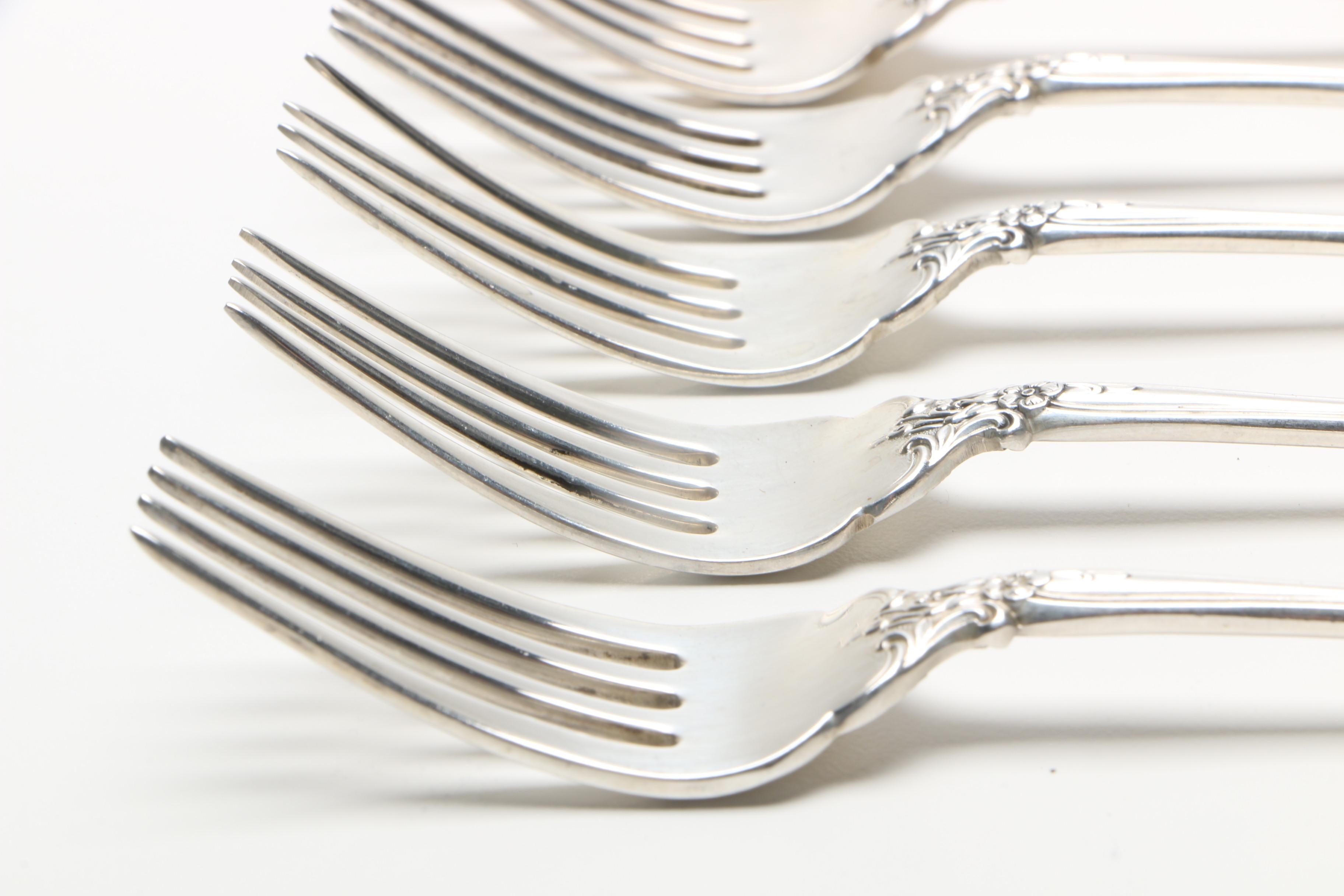 Gorham "La Scala" Sterling Silver Flatware Set