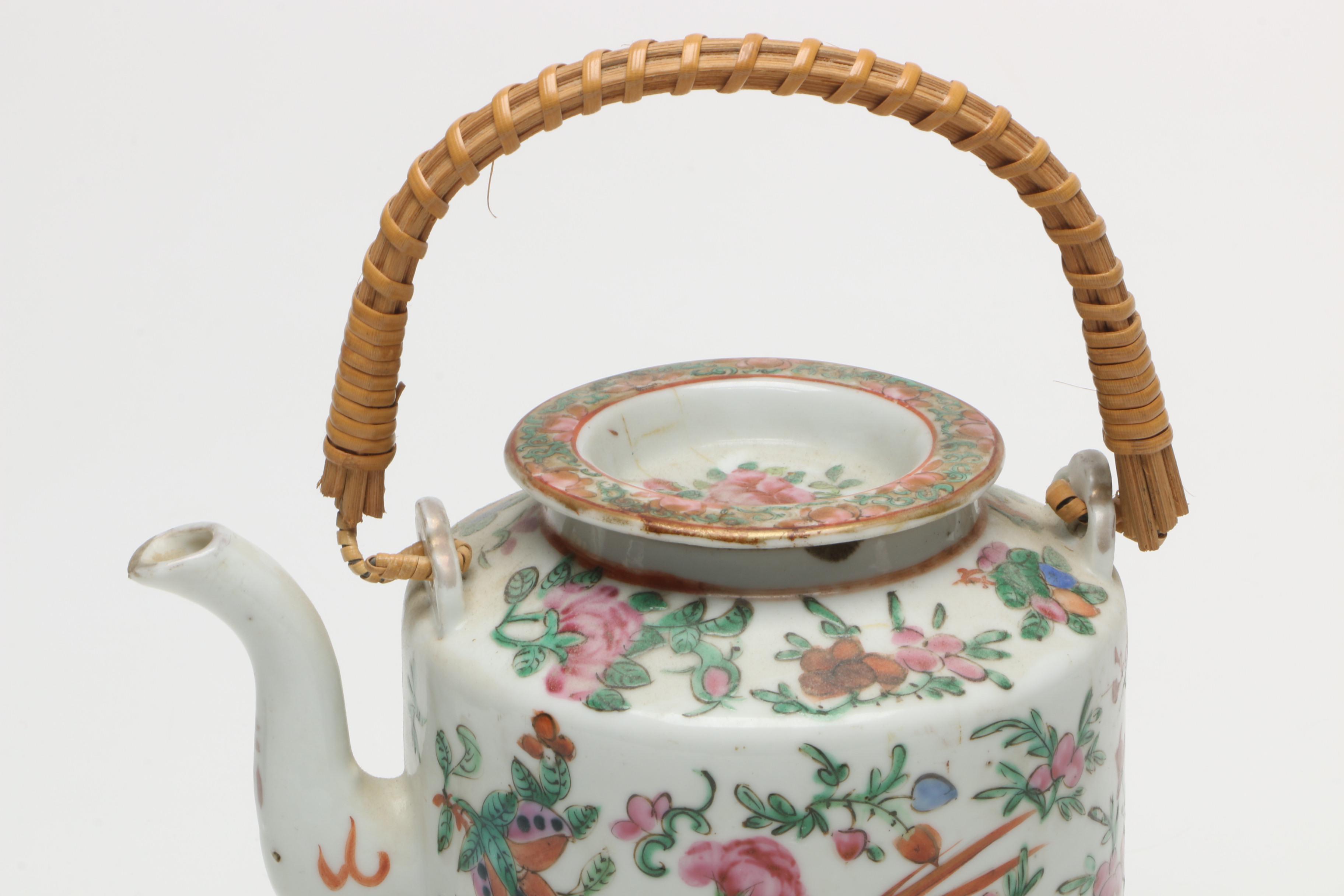 Chinese Rose Medallion Serveware and Decor