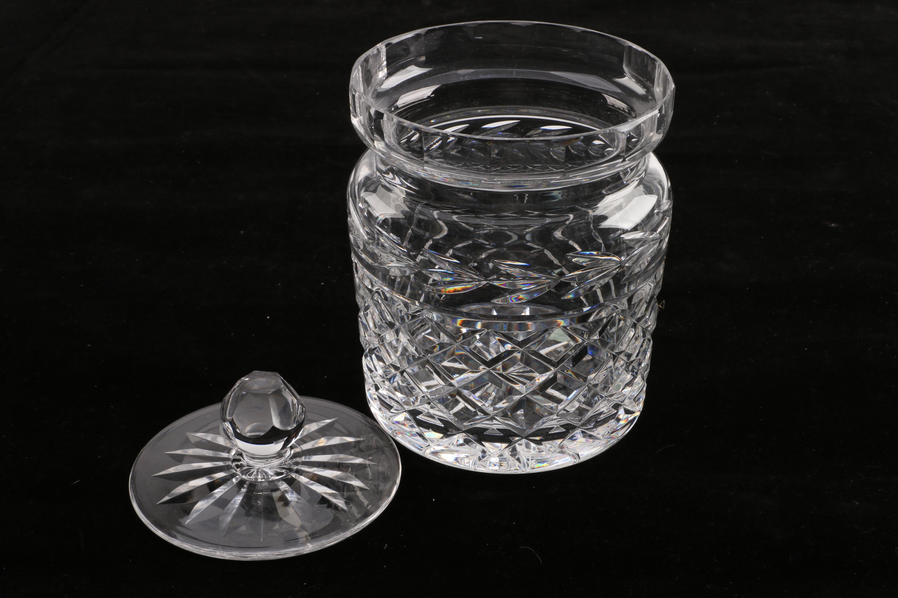 Waterford Crystal "Glandore" Biscuit Barrel