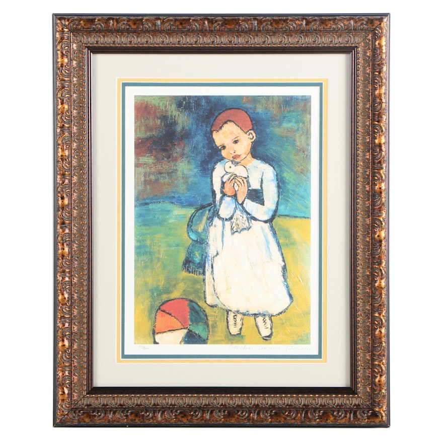 Limited Edition Giclée After Pablo Picasso "Child Holding a Dove"