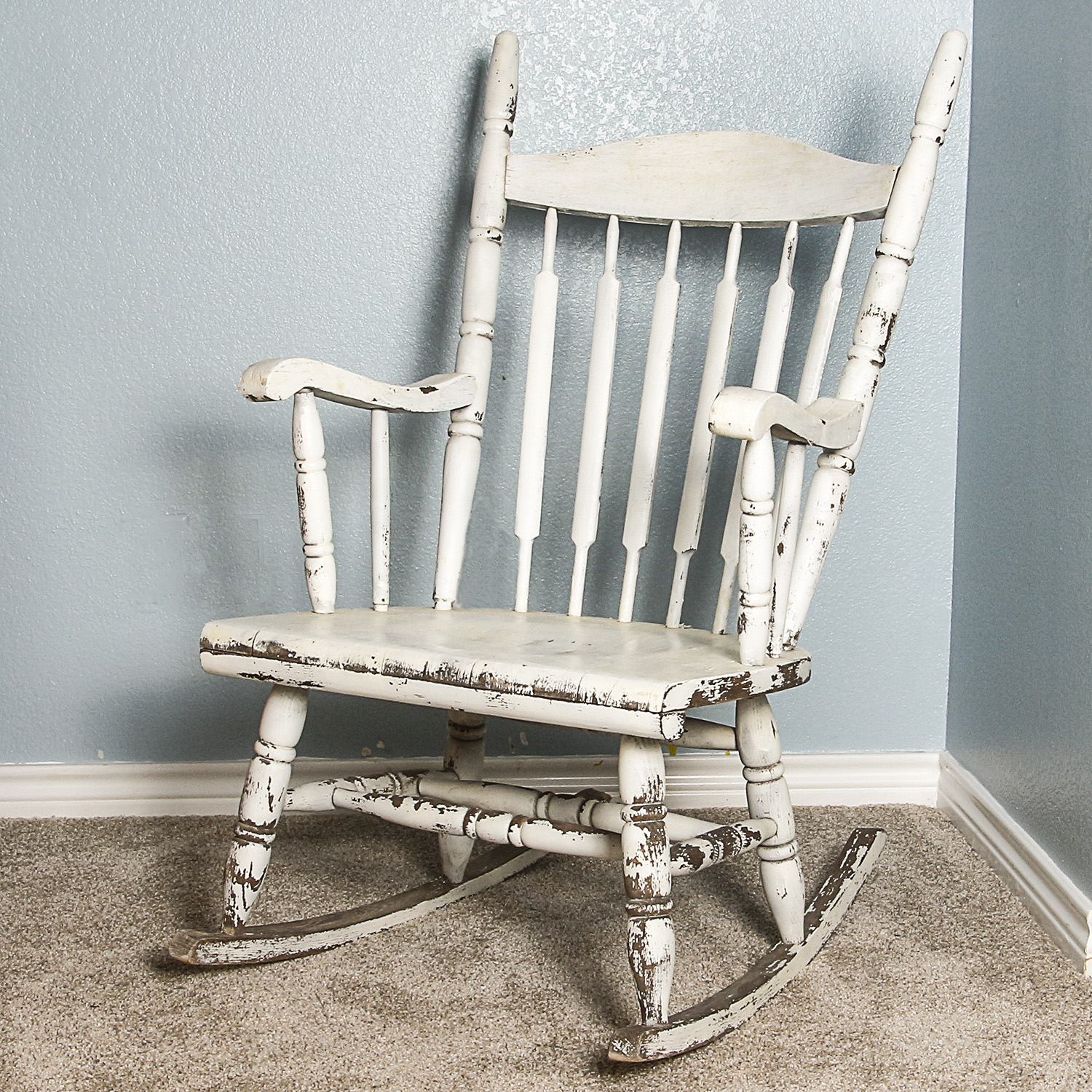 Vintage Windsor Style Rocking Chair