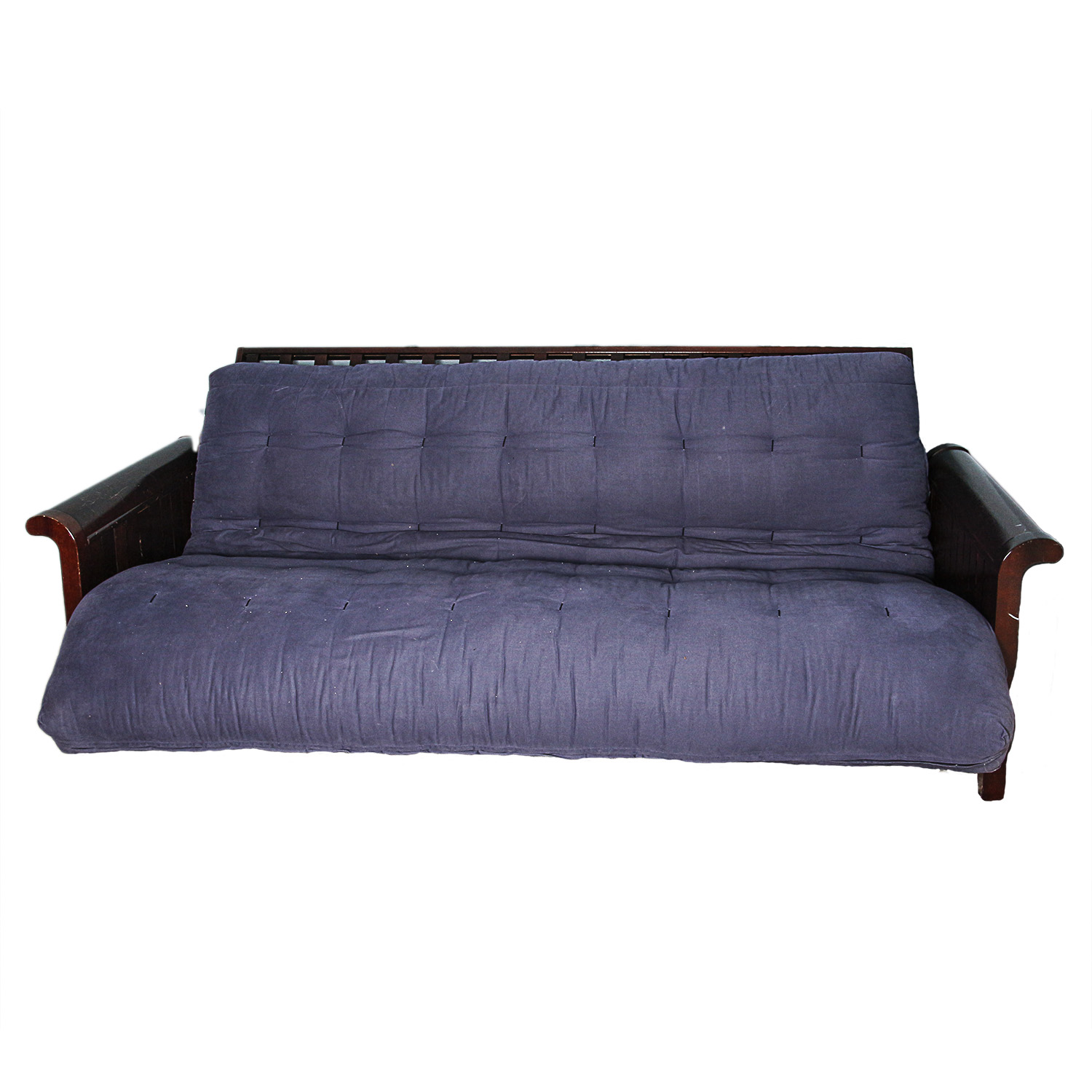 Sleigh Style Wooden Futon