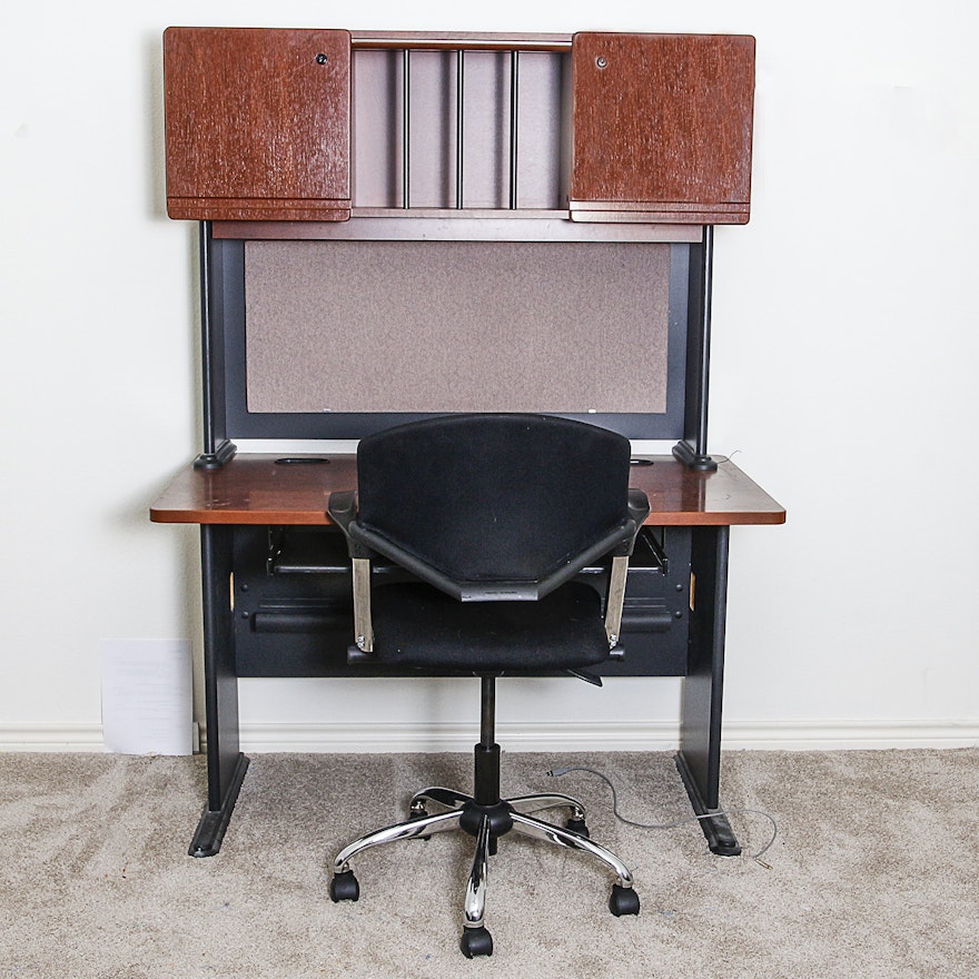 Contemporary Office Desk and Chair