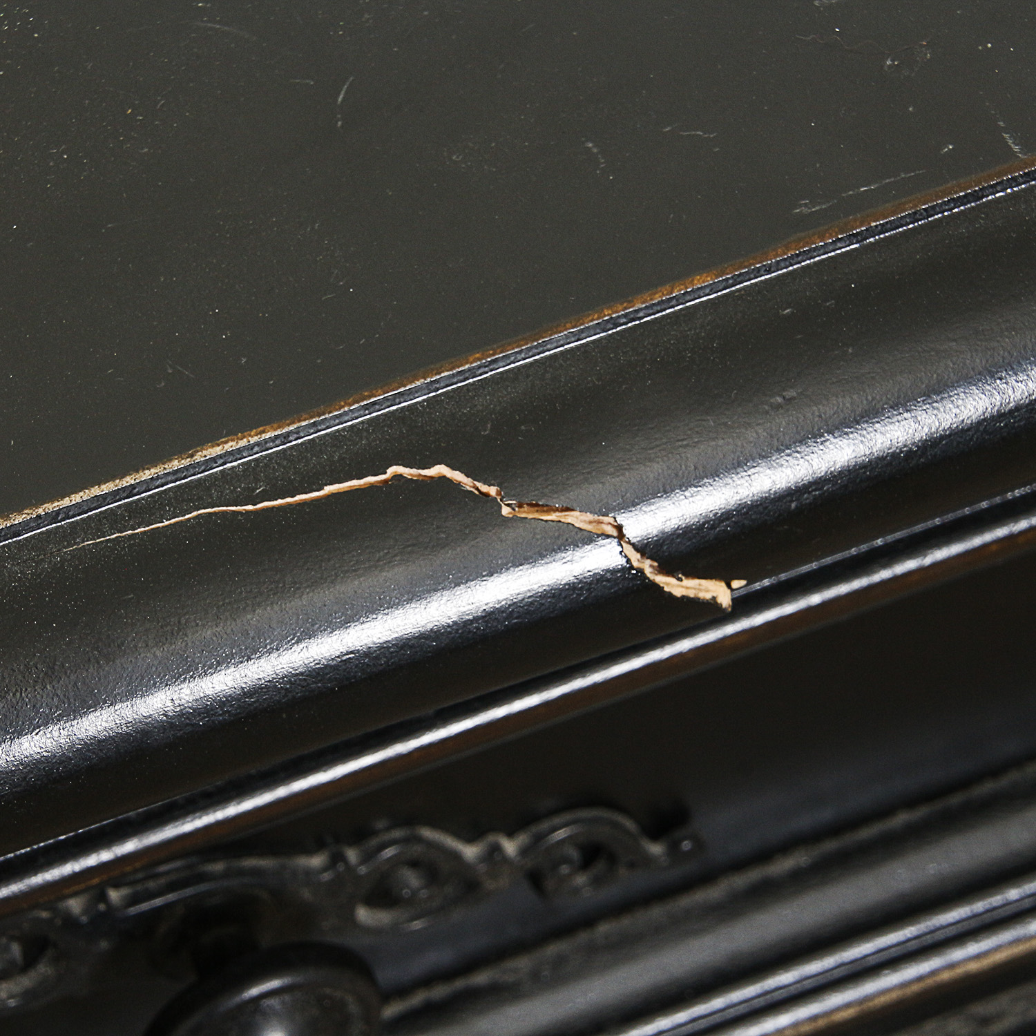 Black Finished Nightstand