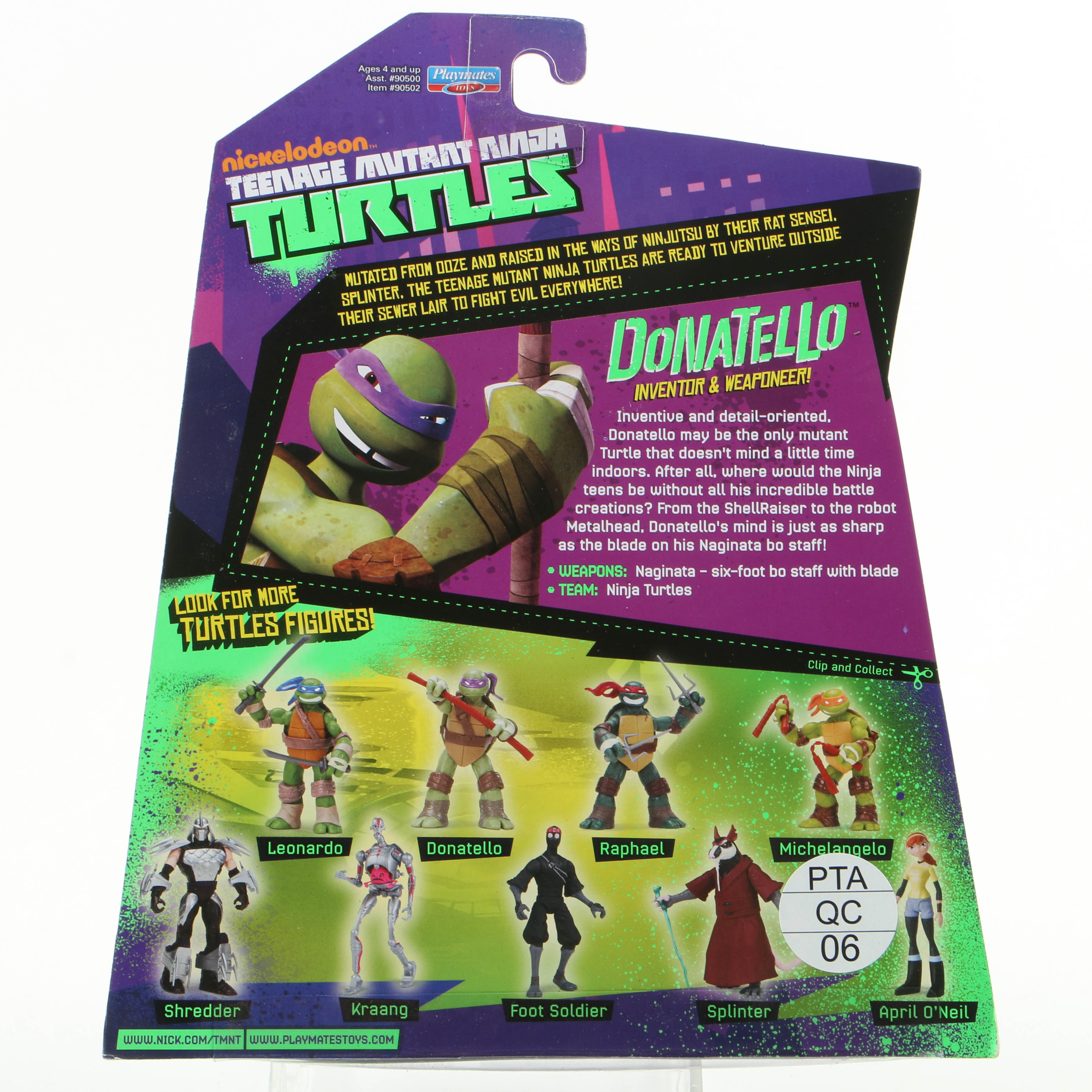 2012 Press Kit for Nickelodeon's "Teenage Mutant Ninja Turtles" T.V. Series