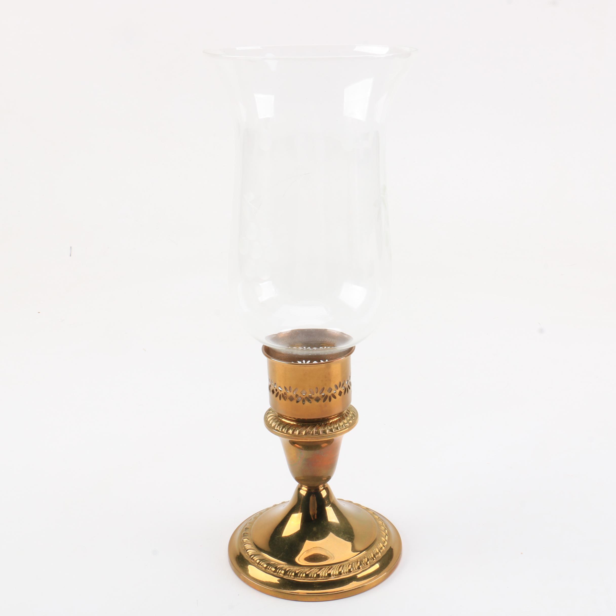 Gorham Giftware Gold Electroplate Candle Holders