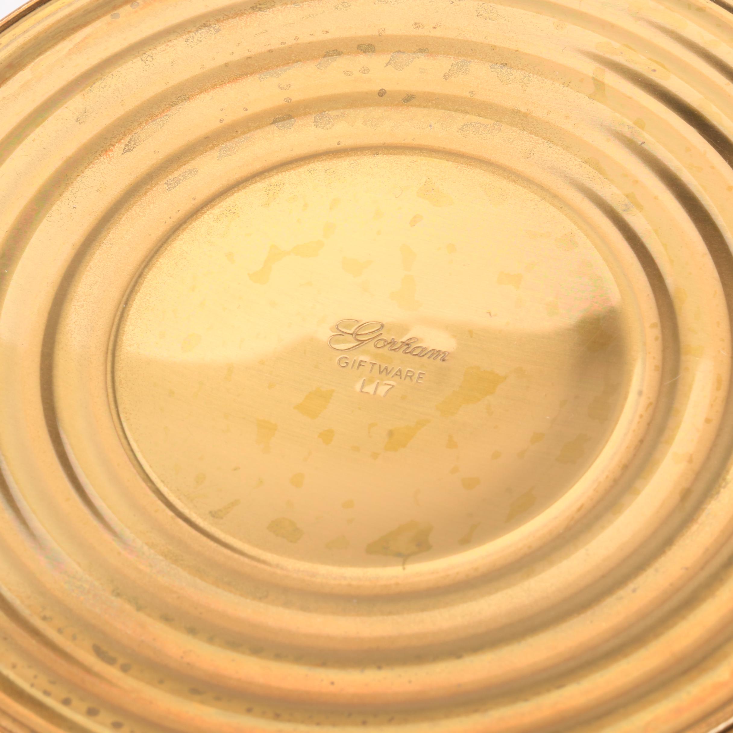 Gorham Giftware Gold Electroplate Candle Holders