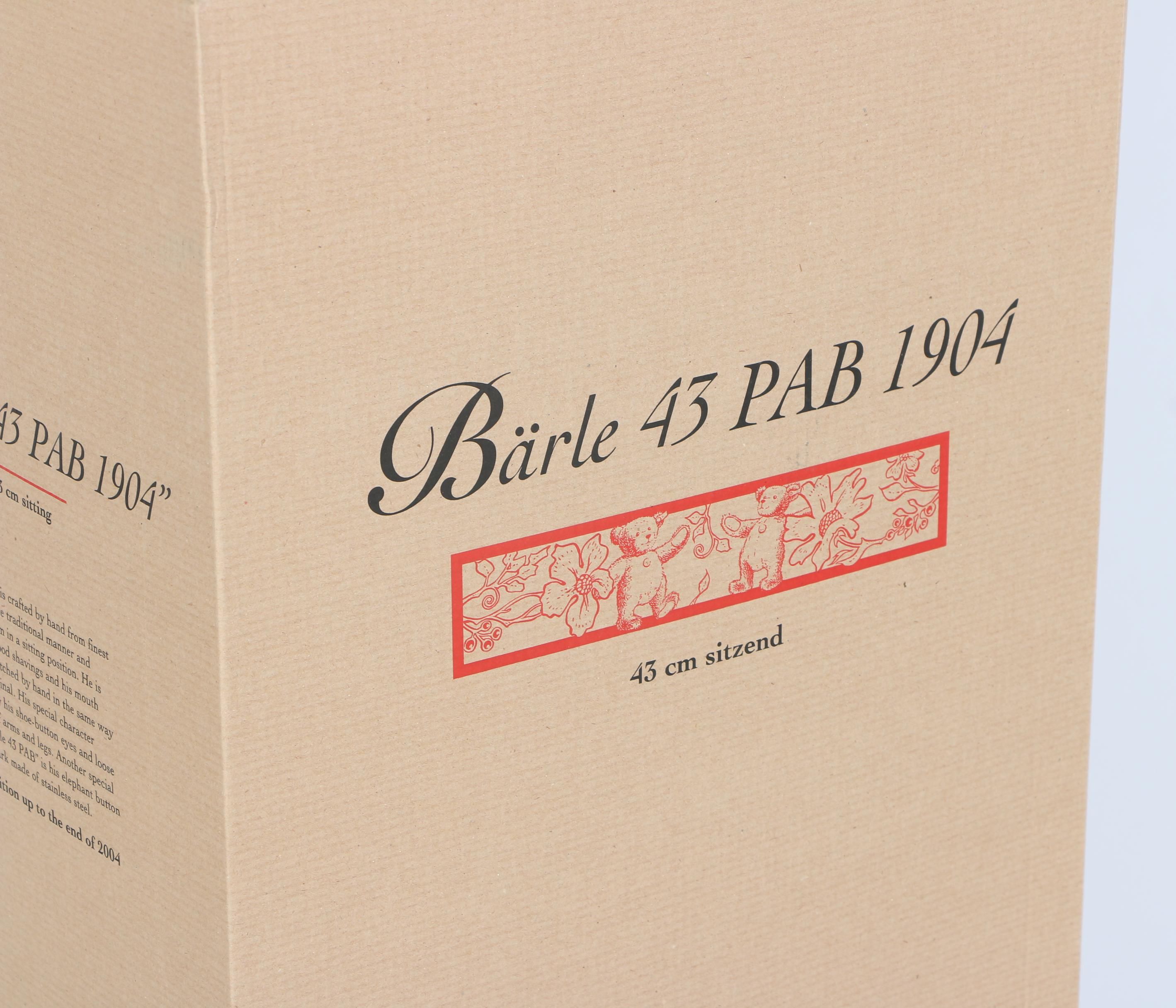 Steiff Club Teddy Bear "Baerle 43 PAB 1904"