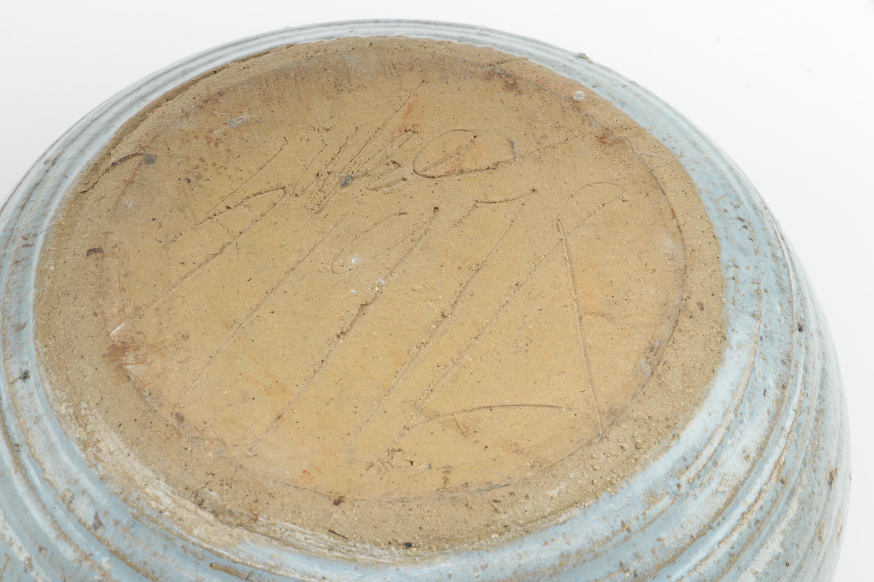 Signed Hand Thrown Stoneware Cachepot