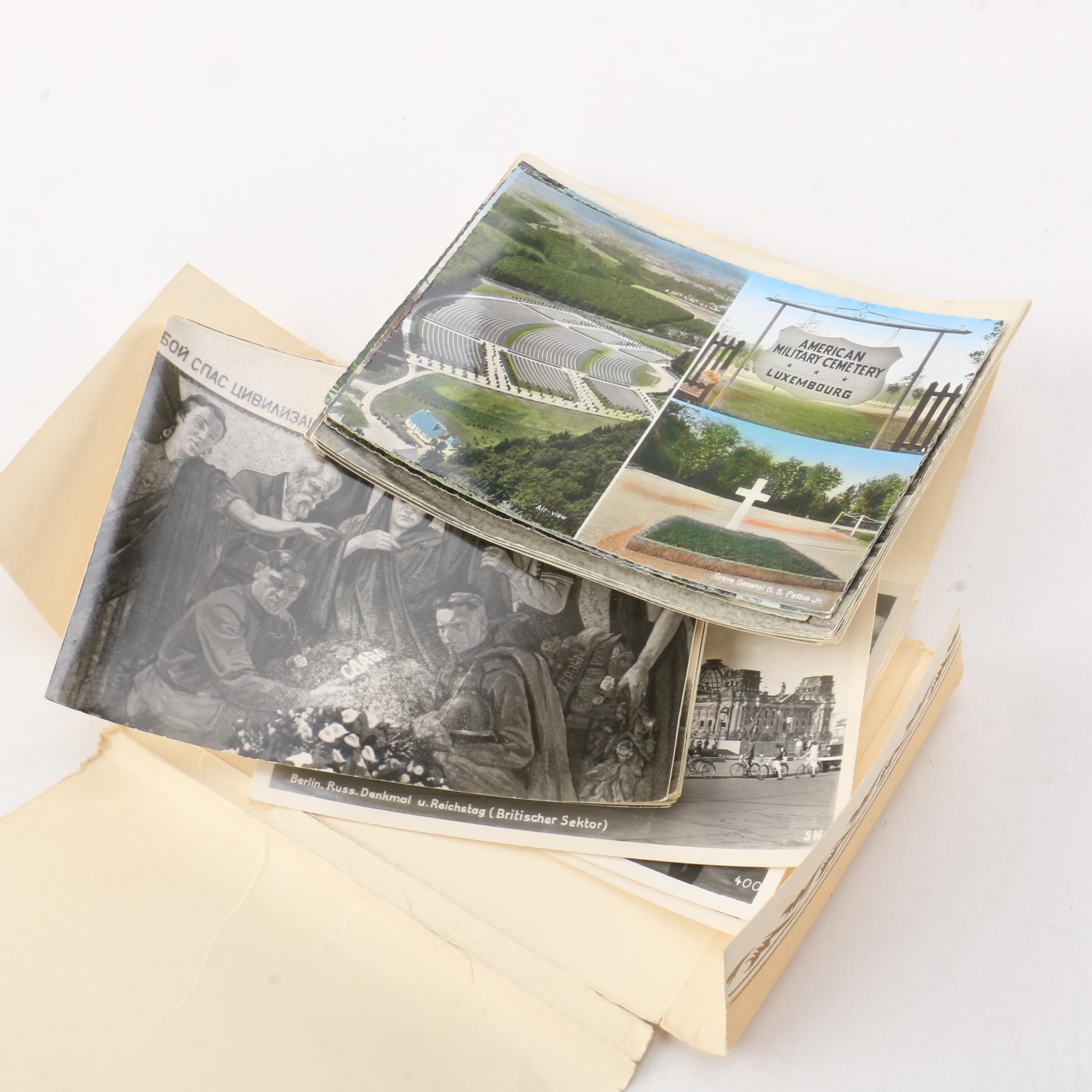 Vintage Postcard Assortment from France, Germany, Russia, Thailand, China