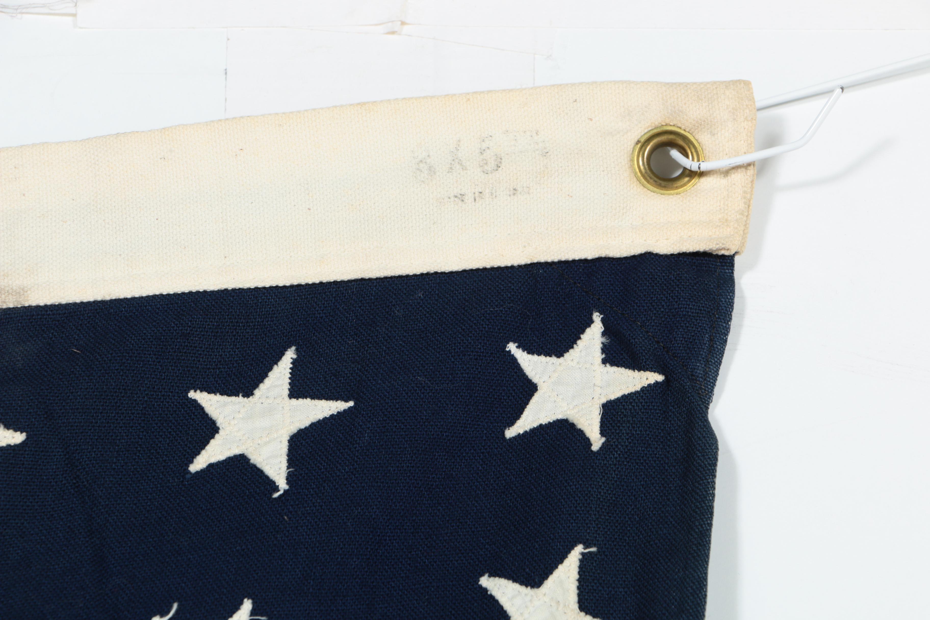 Vintage 48 Star American flags