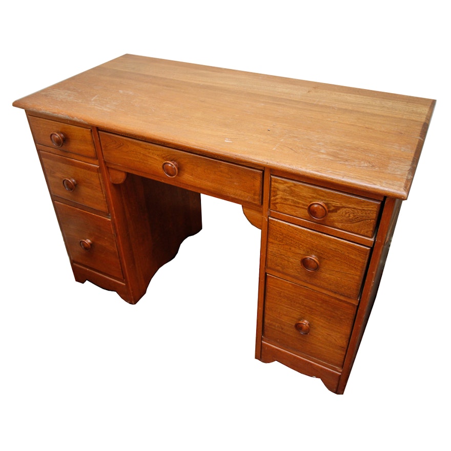 Vintage Kneehole Desk