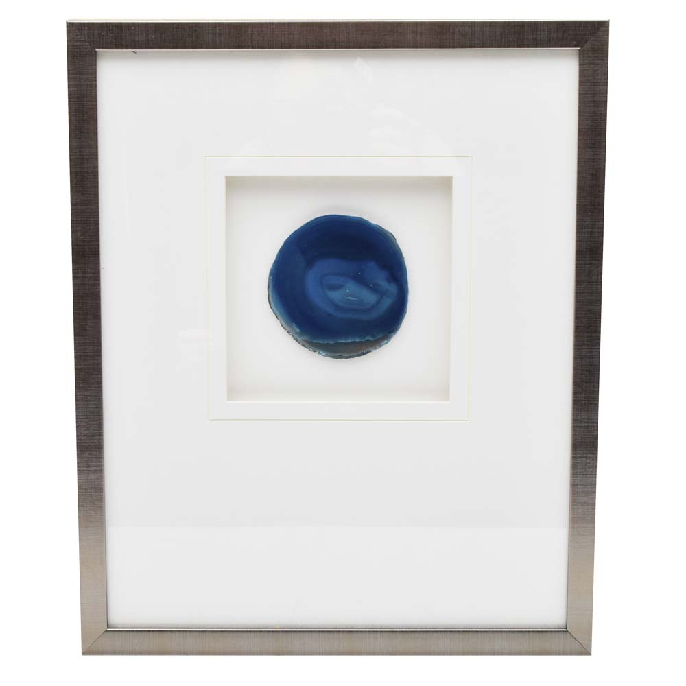 Framed Sliced Agate Geode