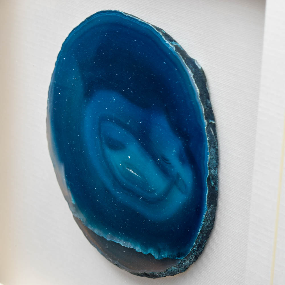 Framed Sliced Agate Geode