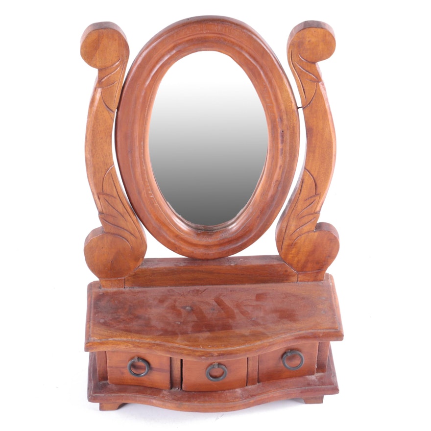 Dresser Top Vanity Mirror Set