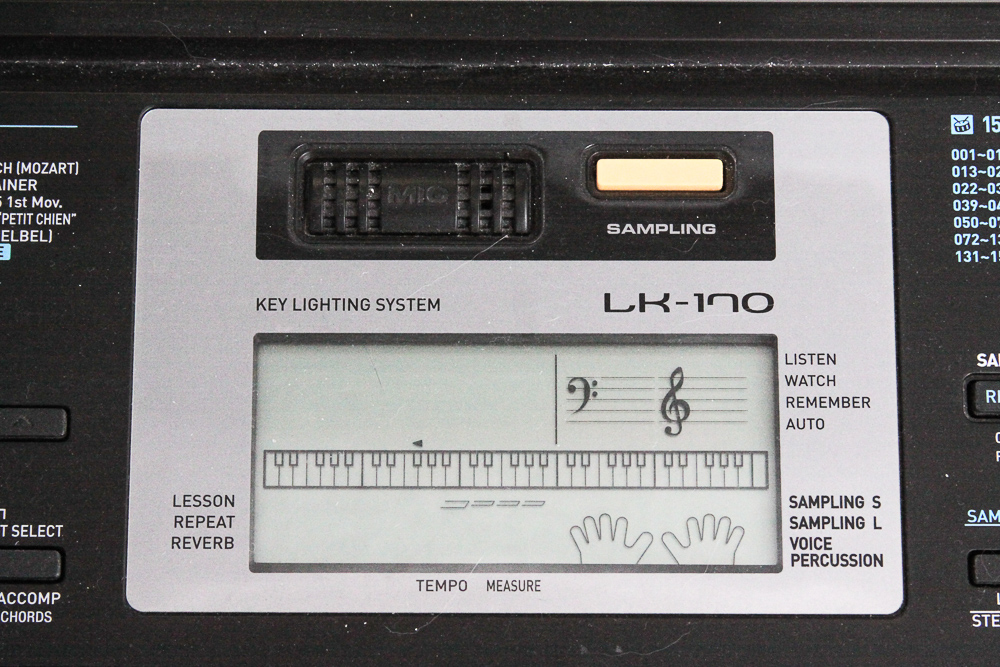 Casio LK-170 Keyboard and Stand