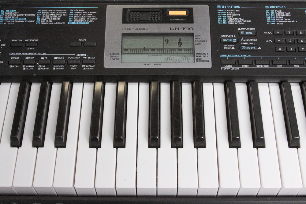 Casio LK-170 Keyboard and Stand