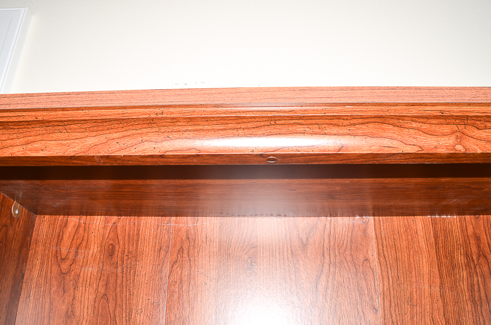 Five Shelf Wooden Bookcase