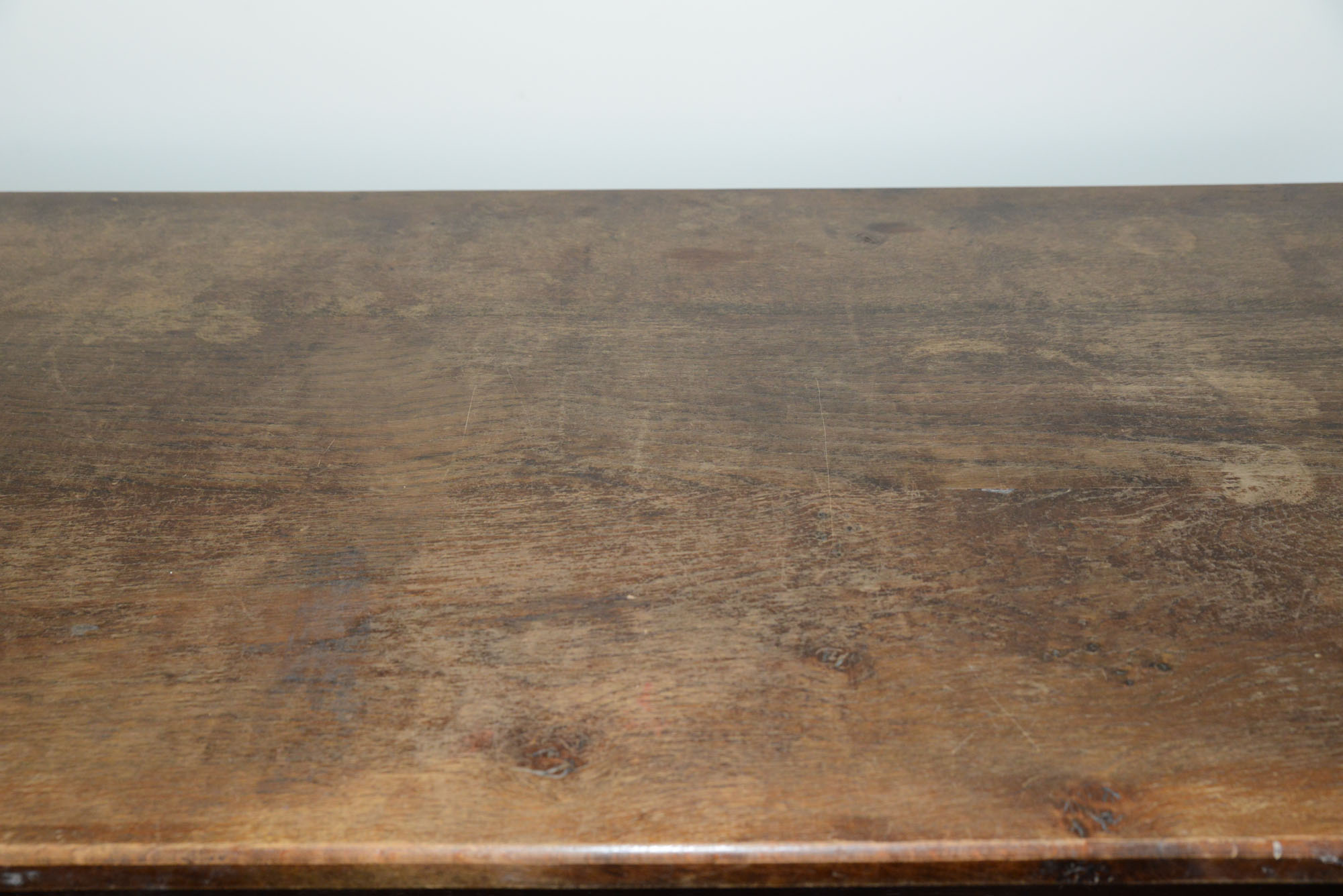 Antique Oak Trestle Dining Table