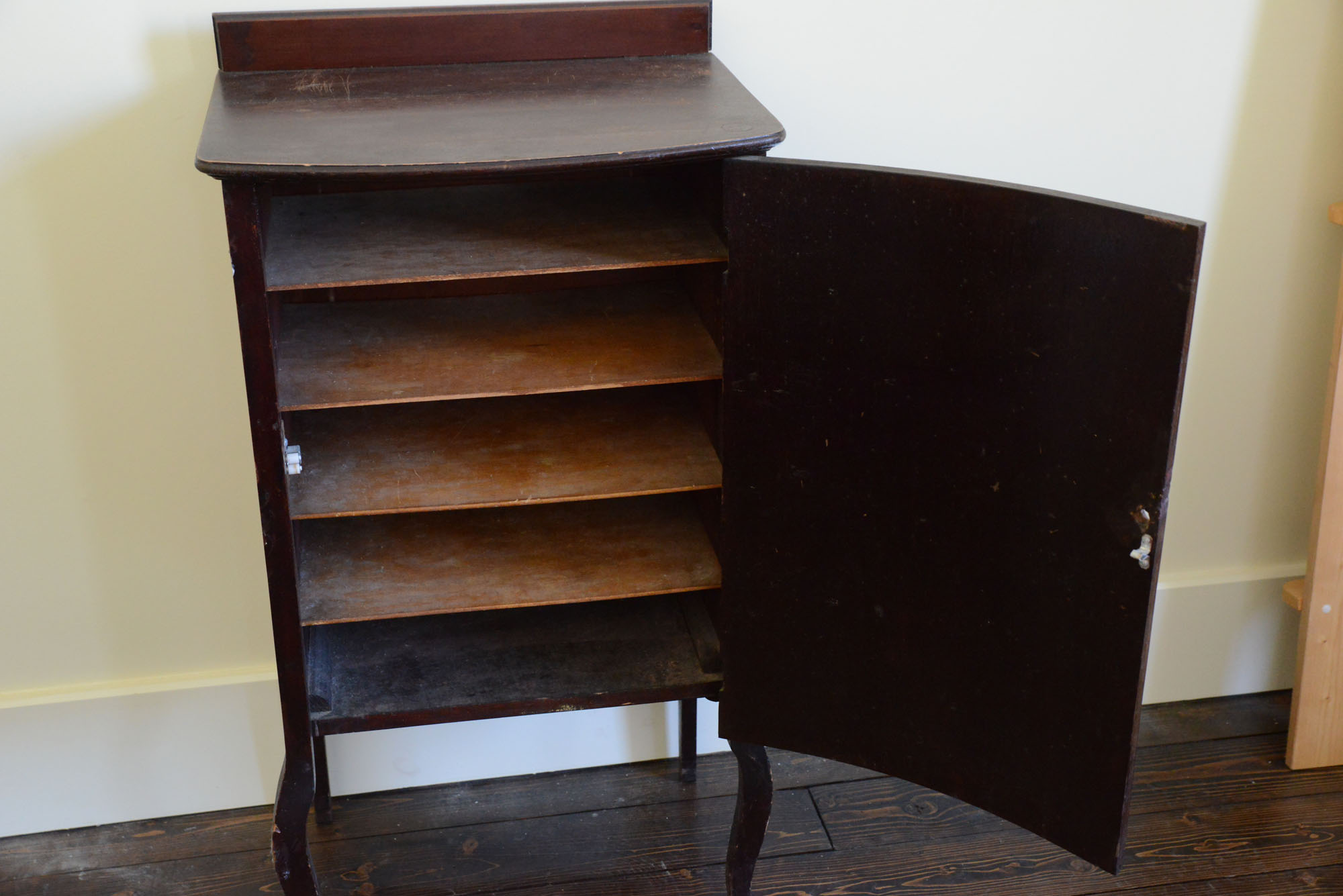 Antique Mahogany Music Cabinet