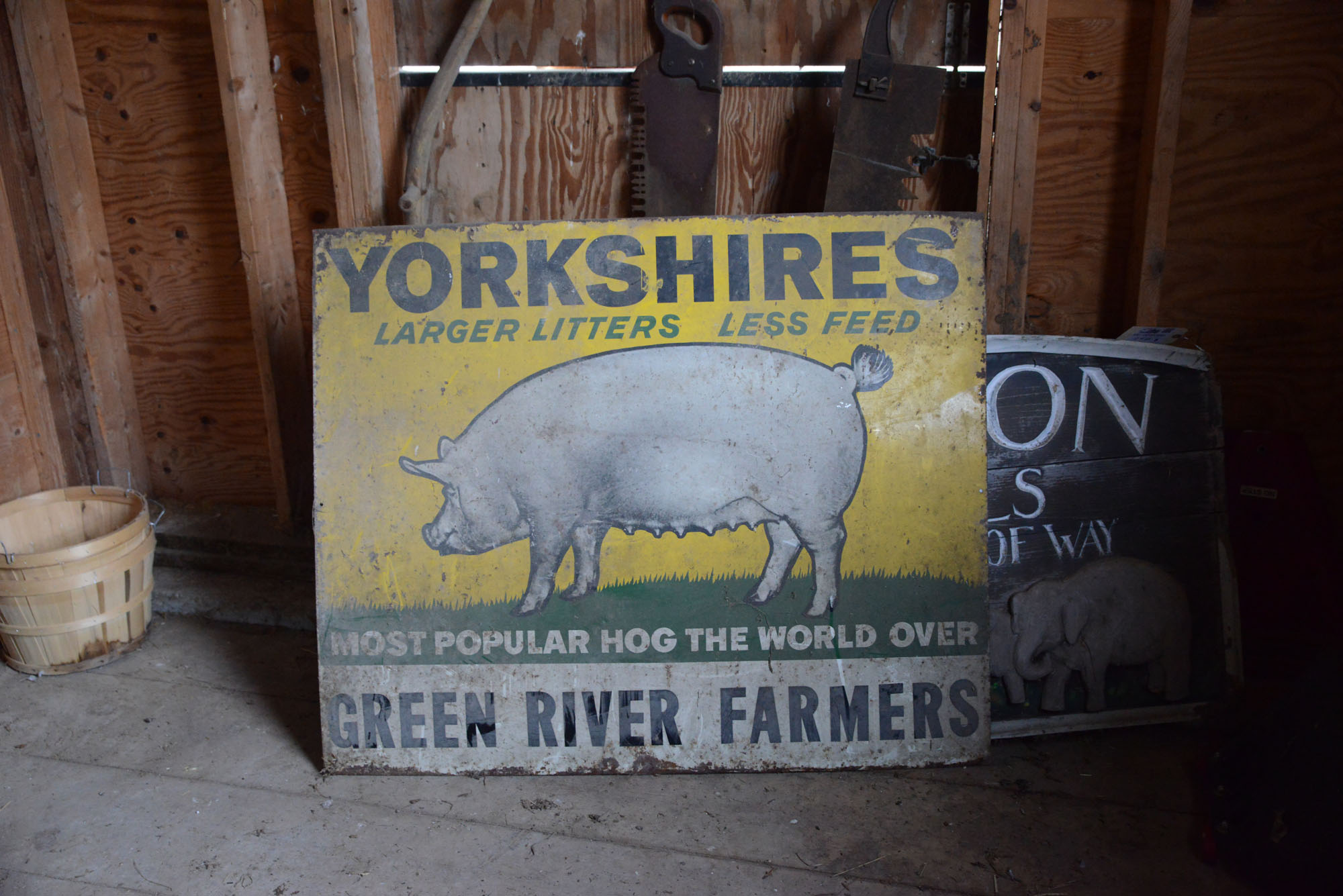 Green River Farmers Vintage Metal Sign
