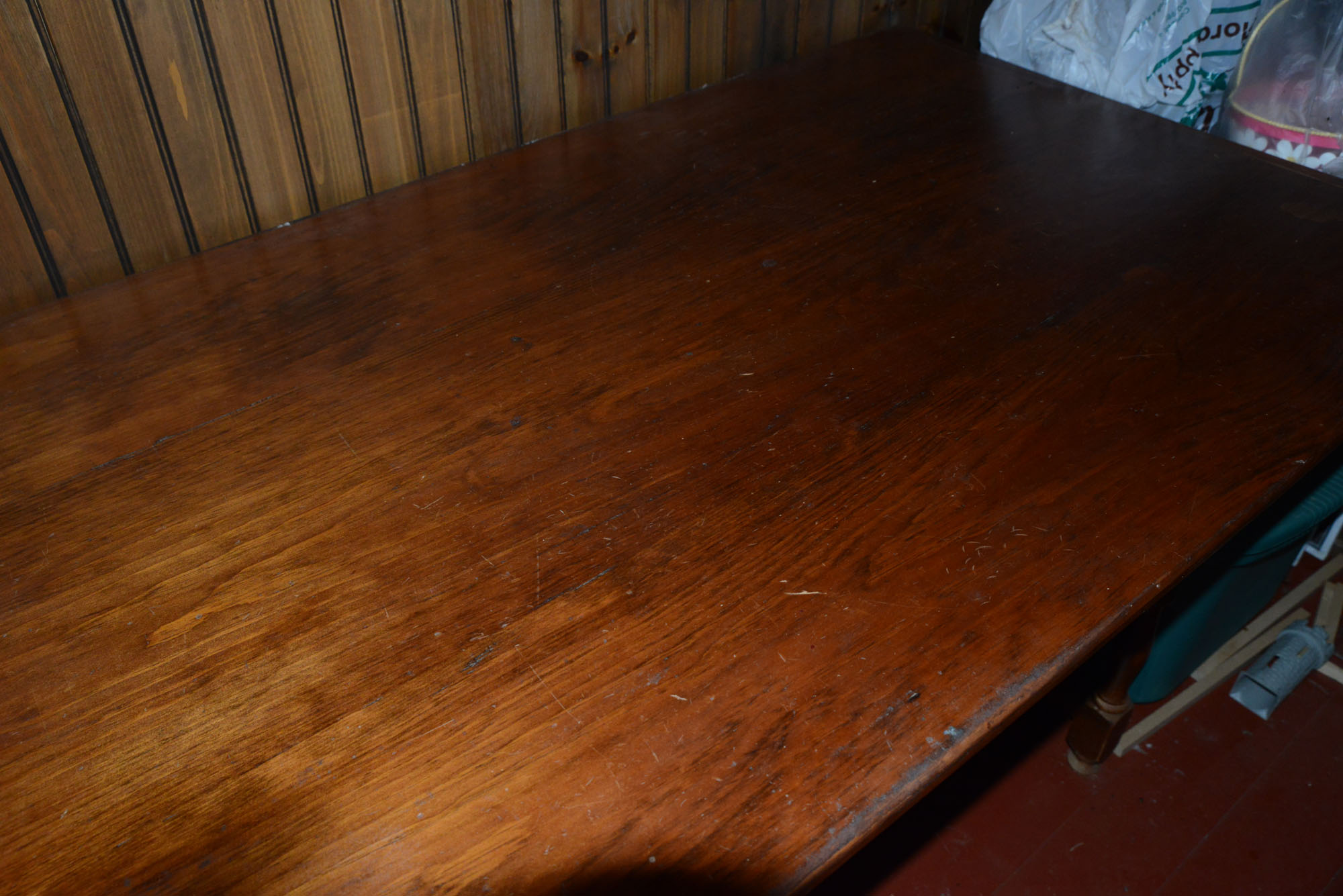 Vintage Pine and Maple Dining Table
