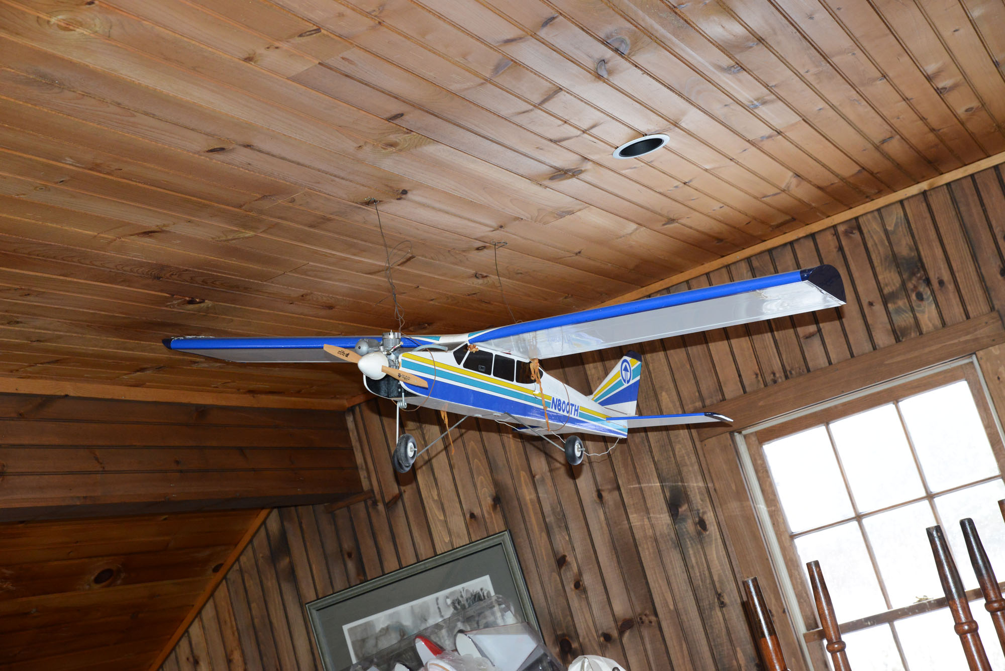 Gas Powered Model Airplane