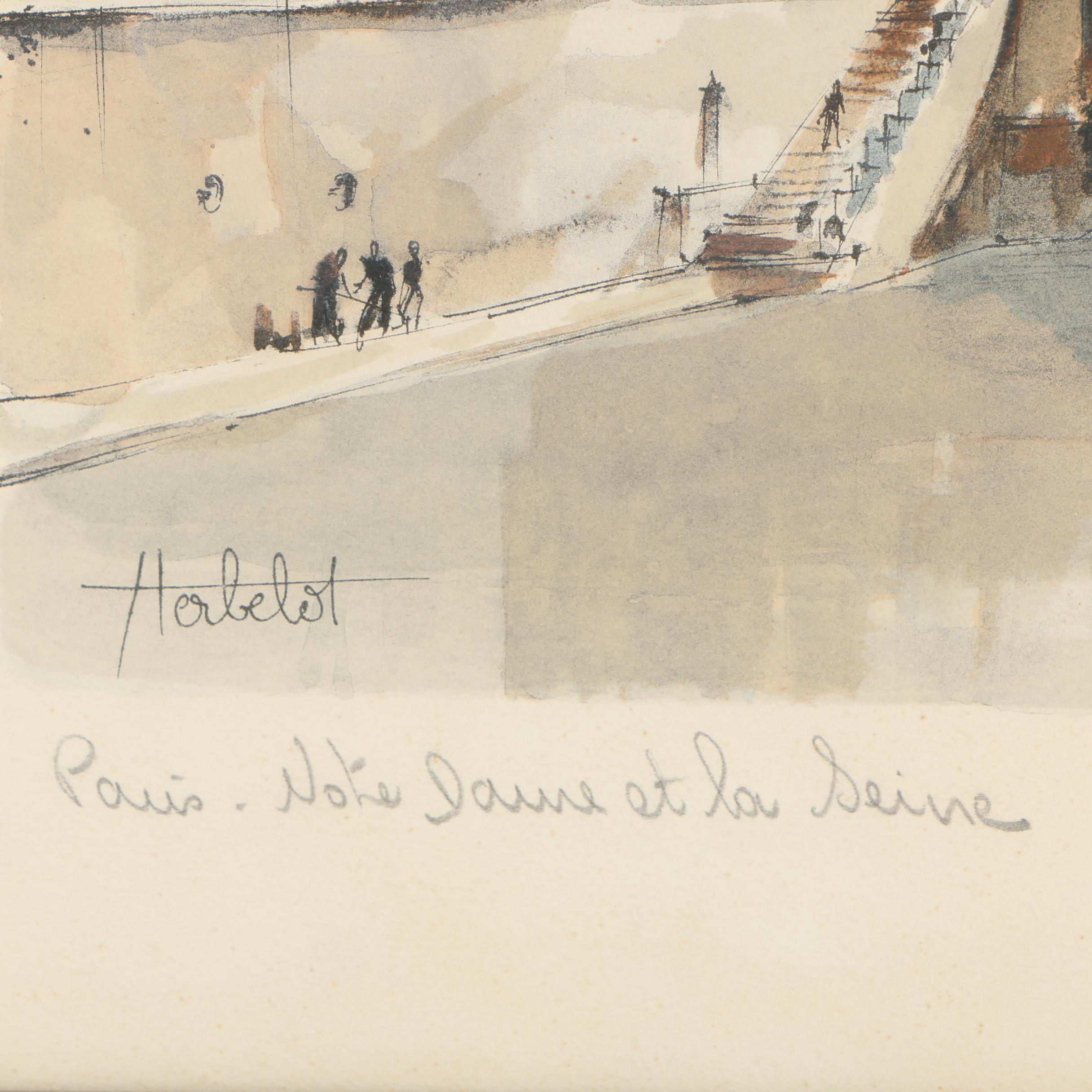 Hand Colored Lithographic Print after Herbelot