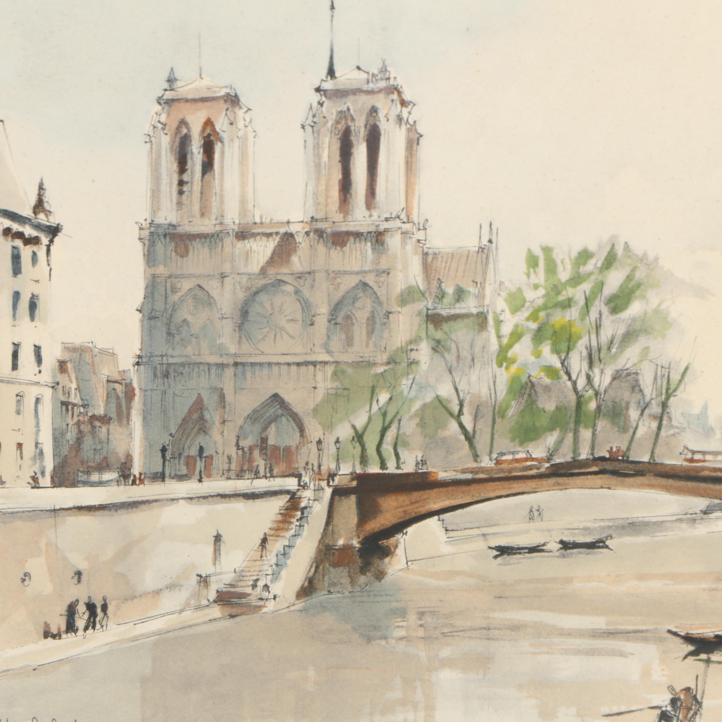 Hand Colored Lithographic Print after Herbelot